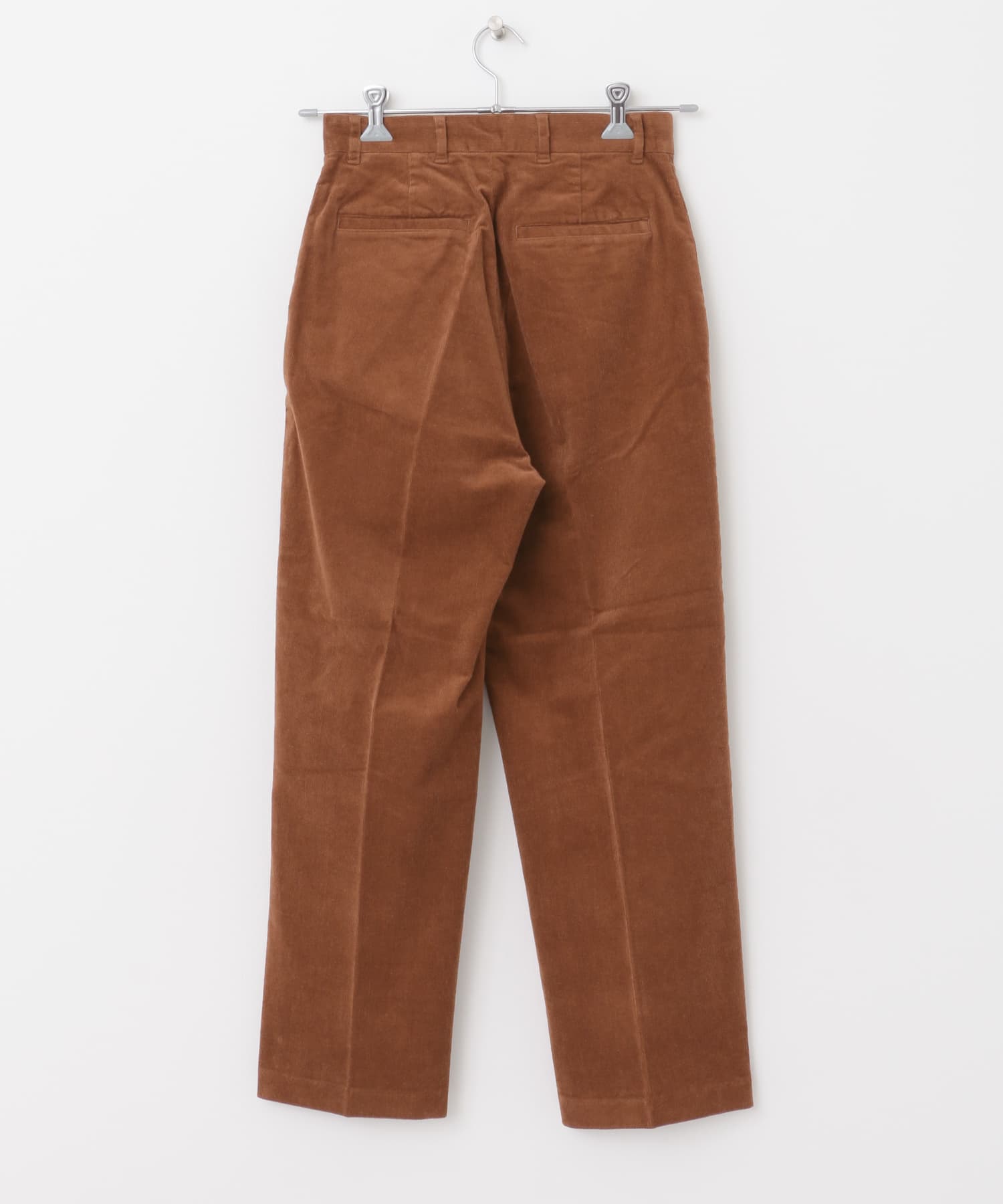 コーデュロイストレートトラウザー BROWN S
