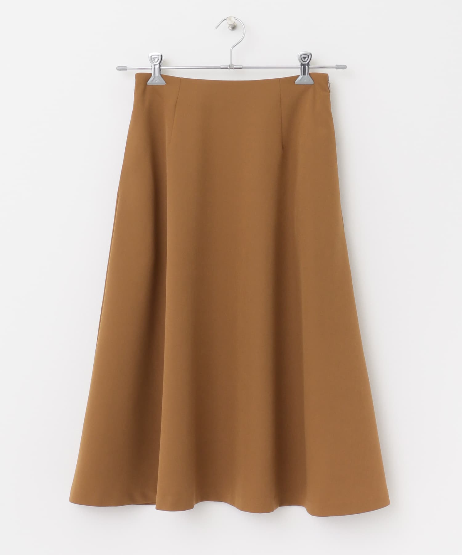 ミディフレアスカート BROWN M
