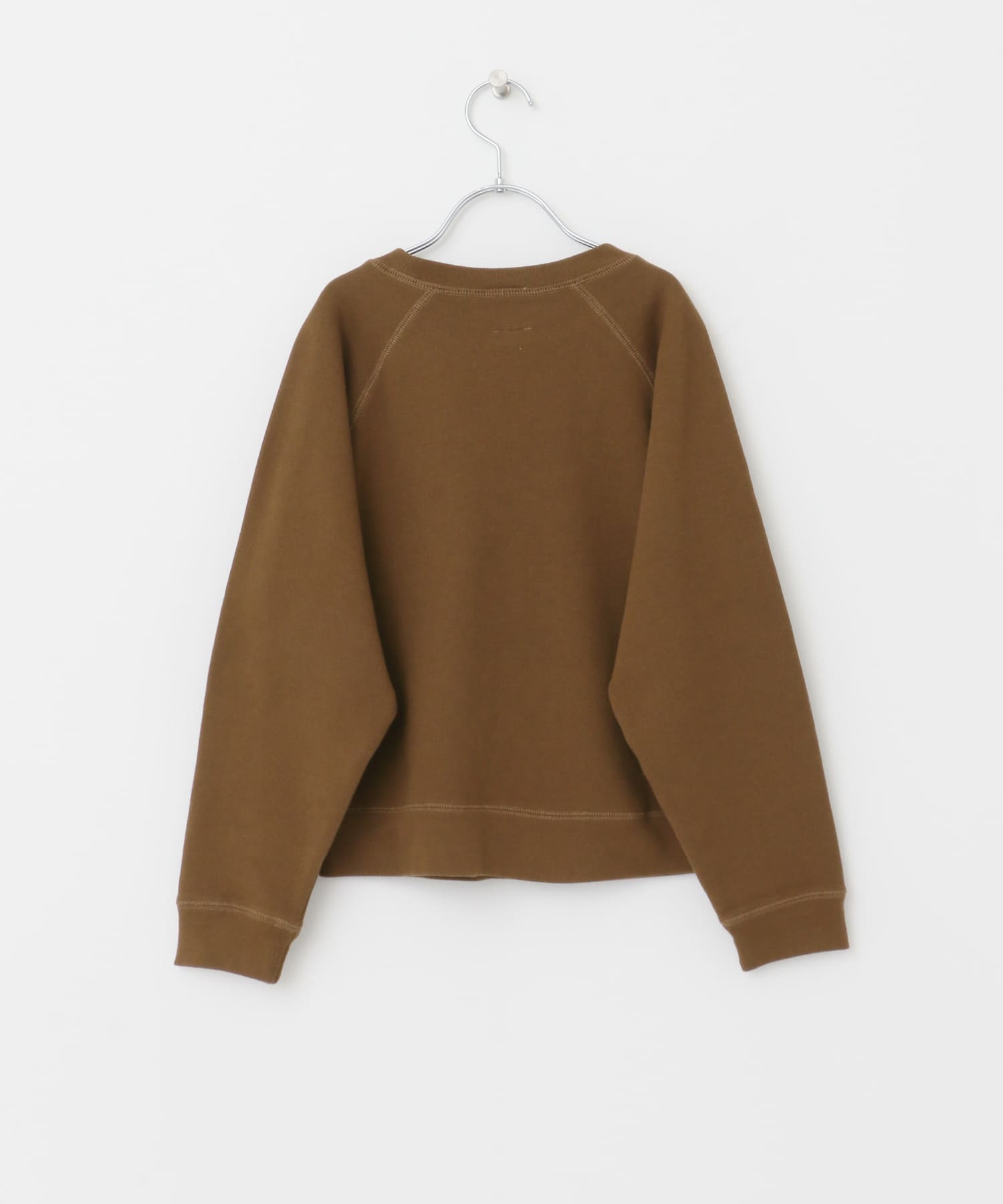 『親子リンク』カレッジロゴスウェットプルオーバー(KIDS) BROWN 105