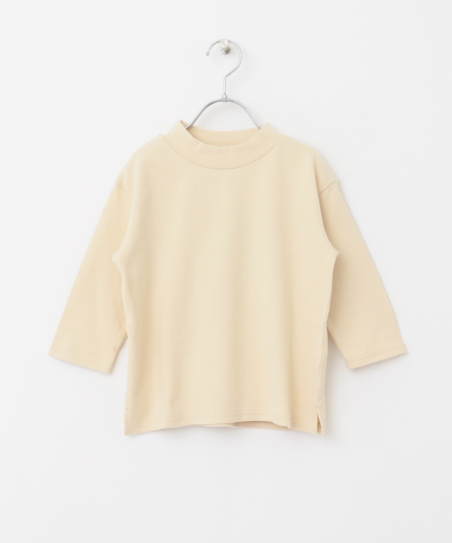 オフタートルワイドカットソー(KIDS) L.BEIGE 105