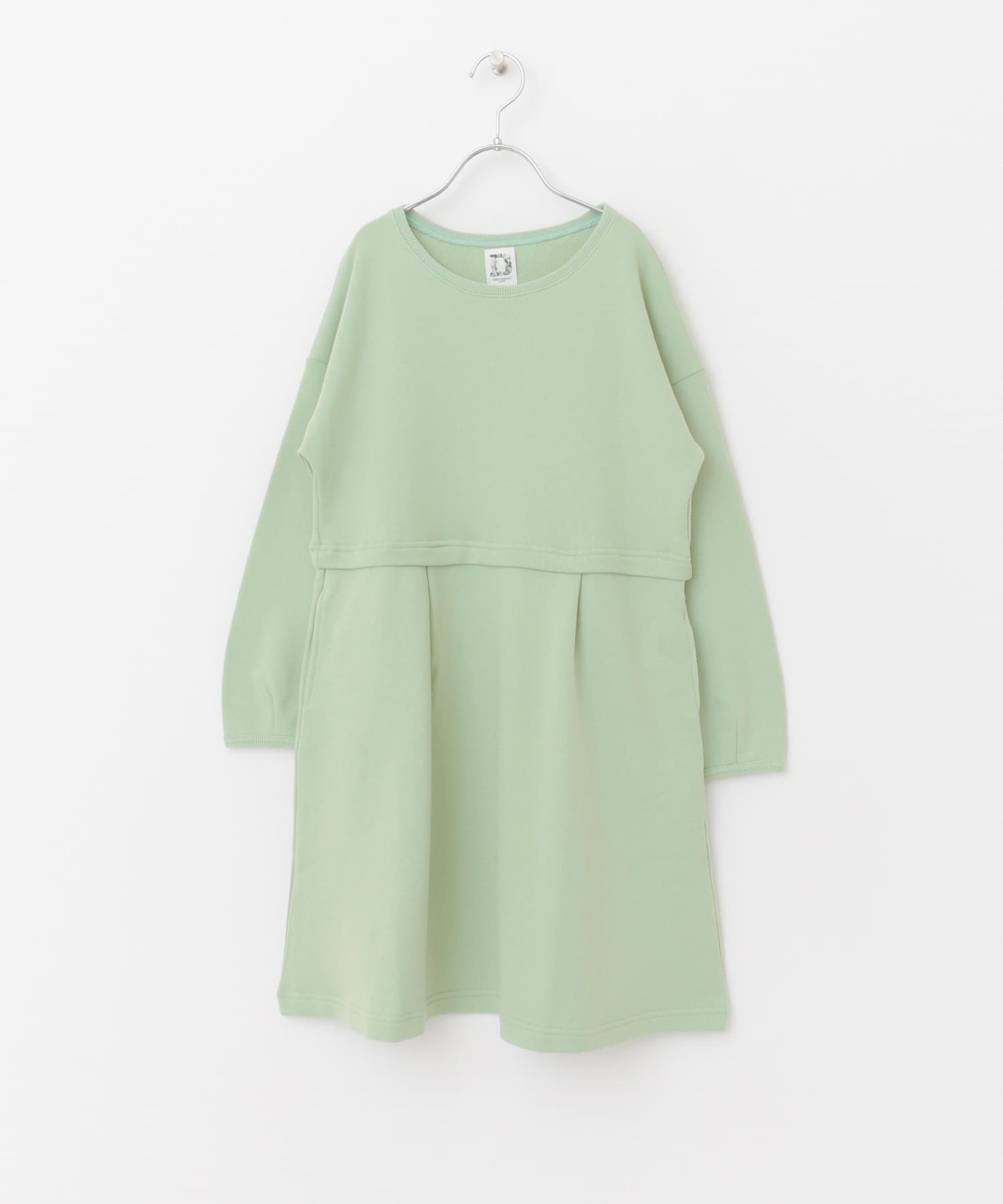 裏毛セットアップ風ワンピース(KIDS) MINT 105