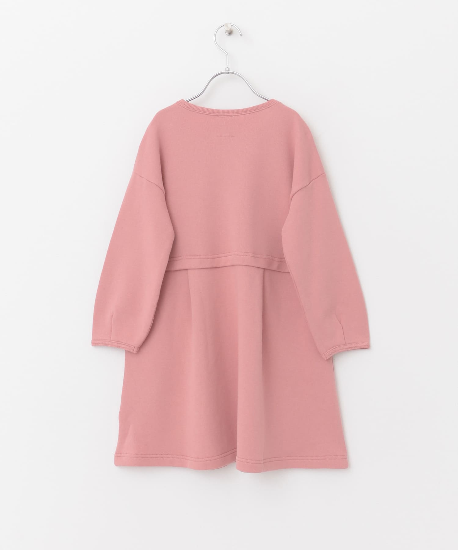 裏毛セットアップ風ワンピース(KIDS) PINK 105