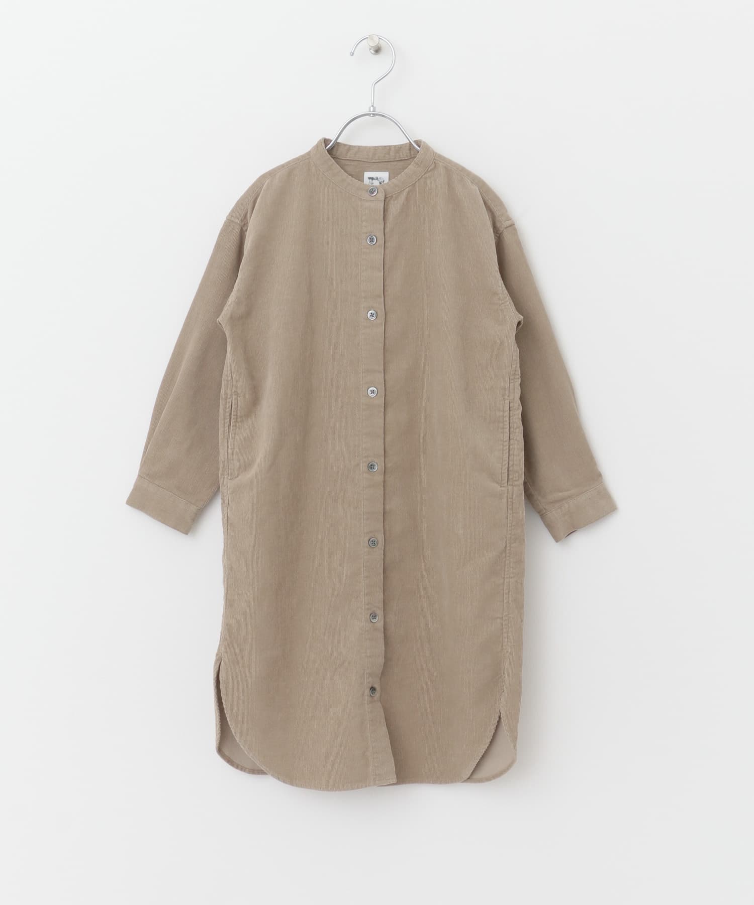 『親子リンク』コーデュロイシャツワンピース(KIDS) BEG 105
