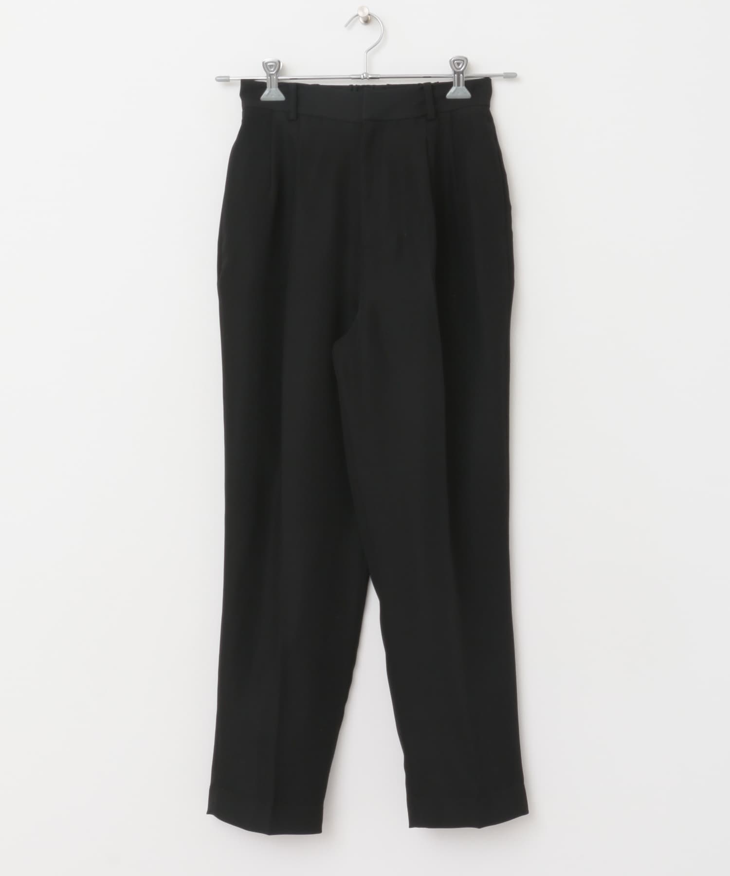 ドレステーパードパンツ BLACK S