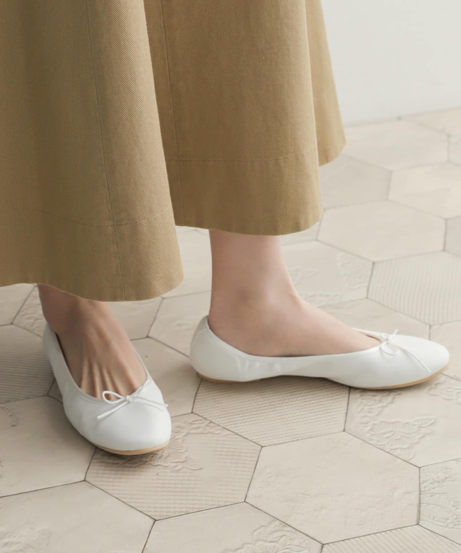 ソフトバレエシューズ WHITE 36