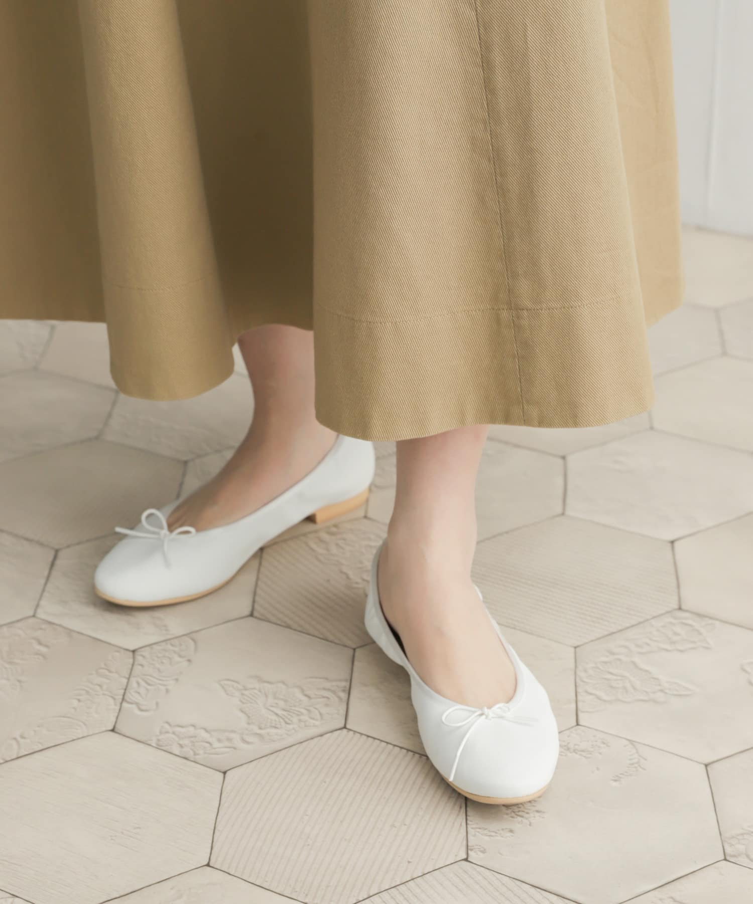 ソフトバレエシューズ WHITE 36