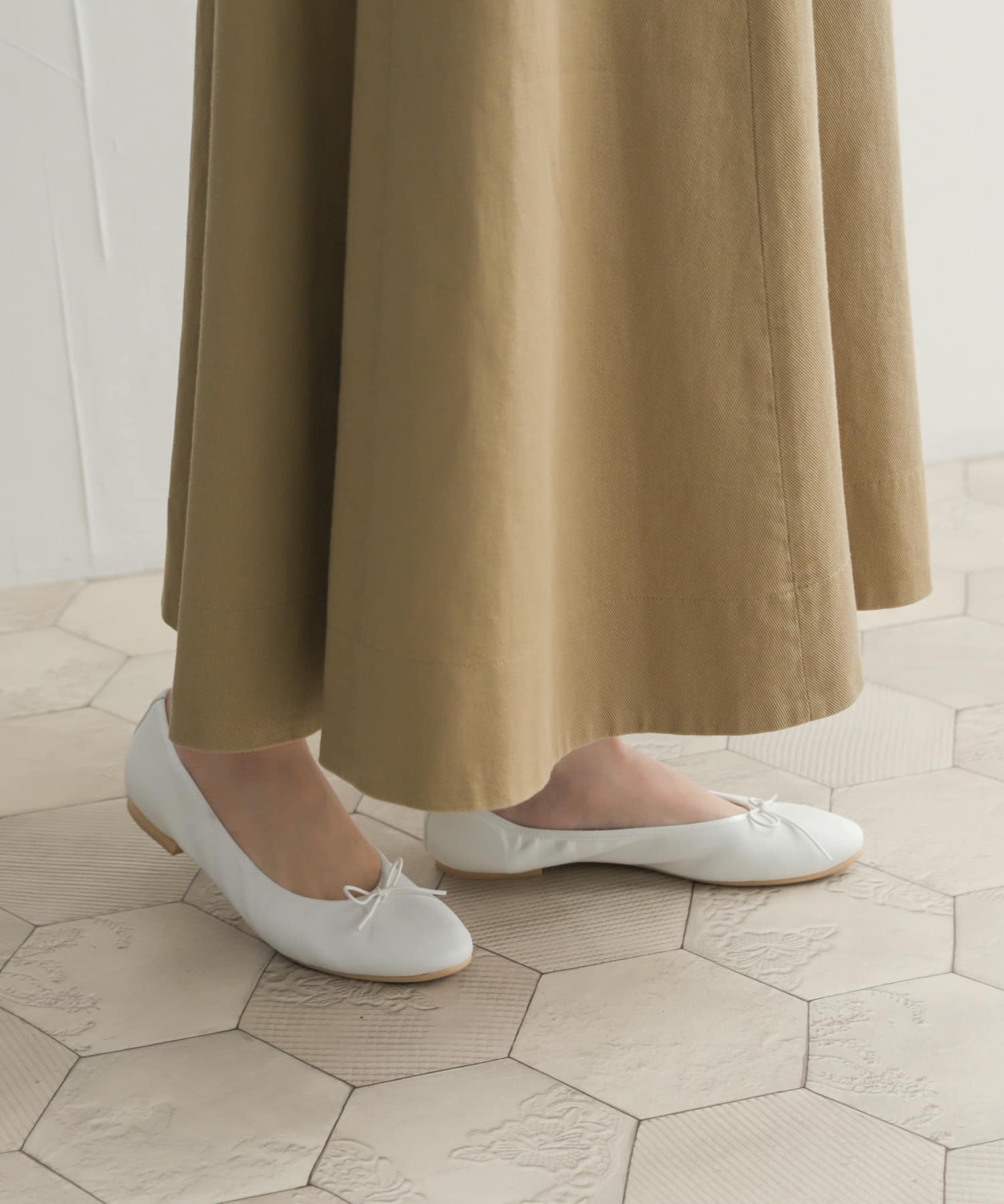 ソフトバレエシューズ WHITE 36