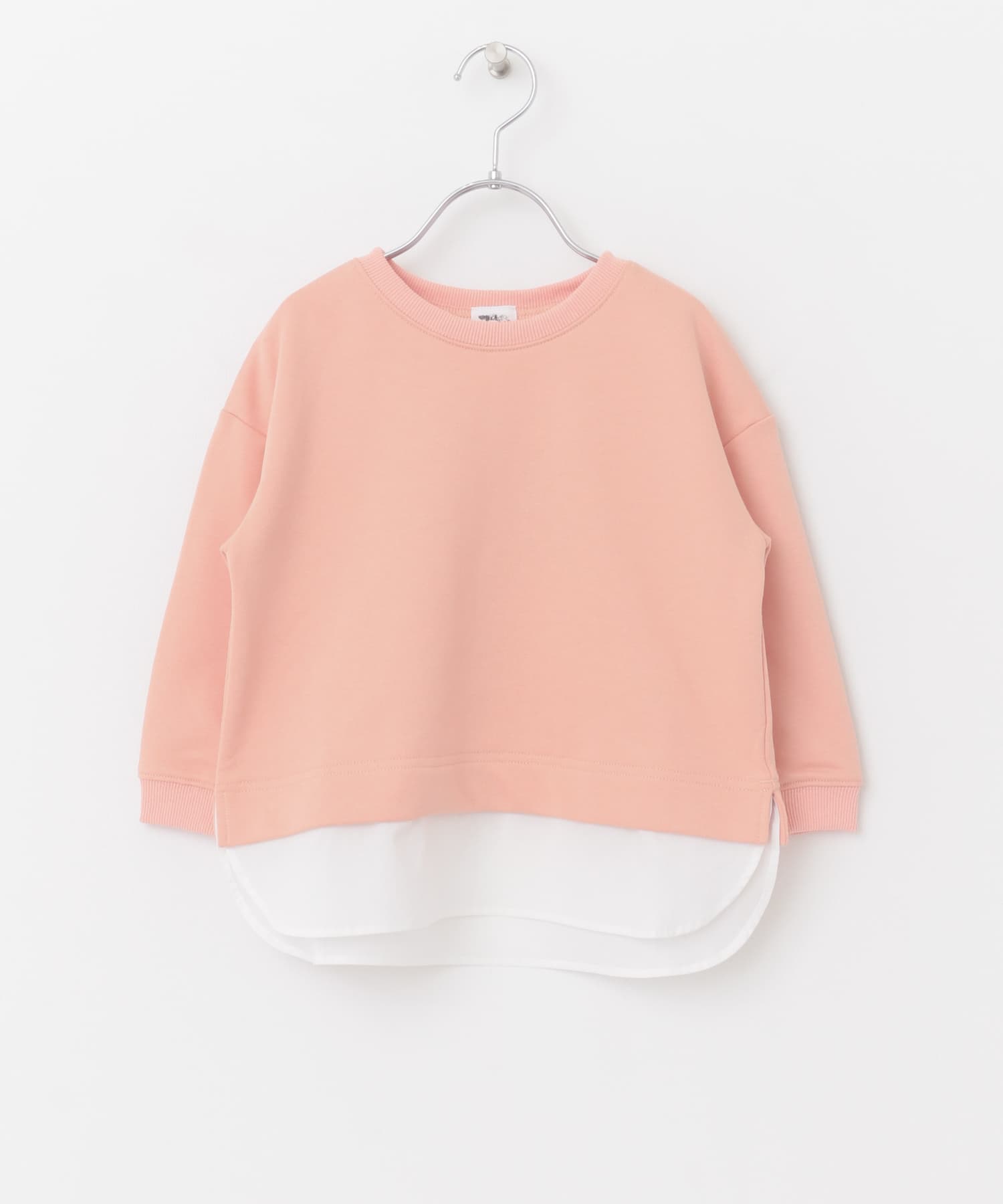 シャツ付きプルオーバー(KIDS) PINK 105