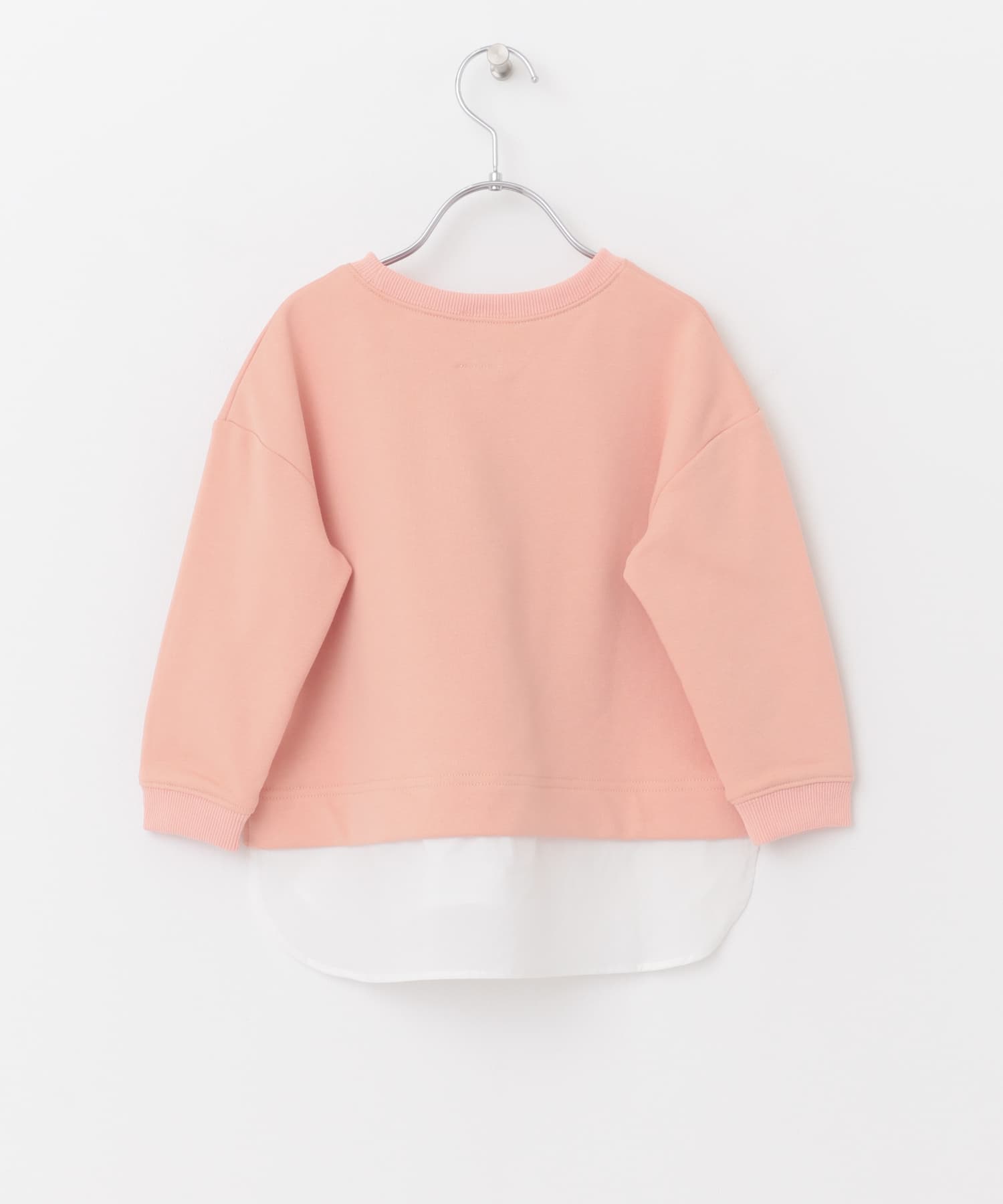 シャツ付きプルオーバー(KIDS) PINK 105