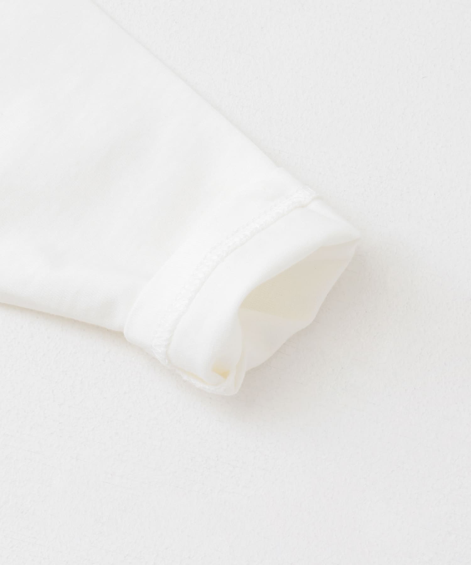 『親子リンク』オーガニックコットンロゴロングTシャツ(KIDS) OFF×BLK 105