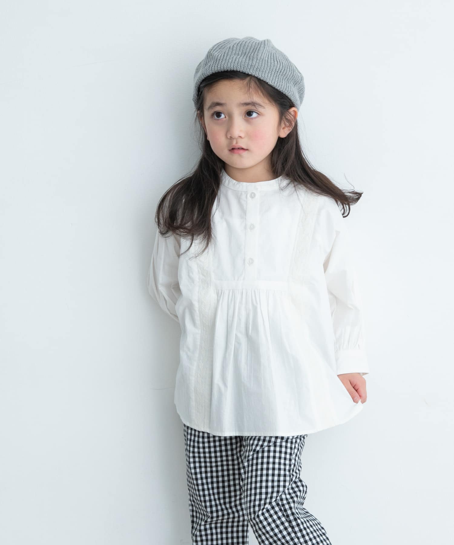 『親子リンク』刺繍ブラウス(KIDS)