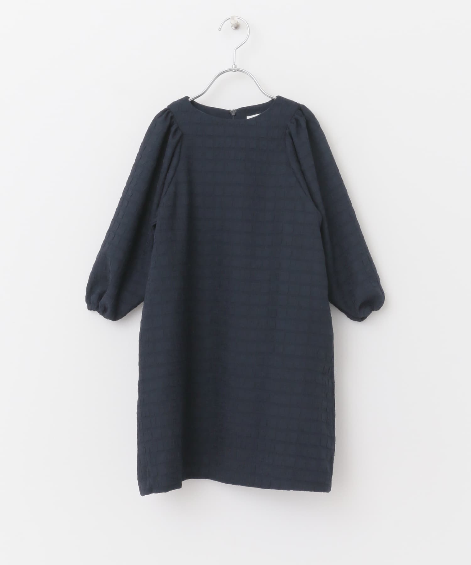 チェック柄ドレスワンピース(KIDS) NAVY 105