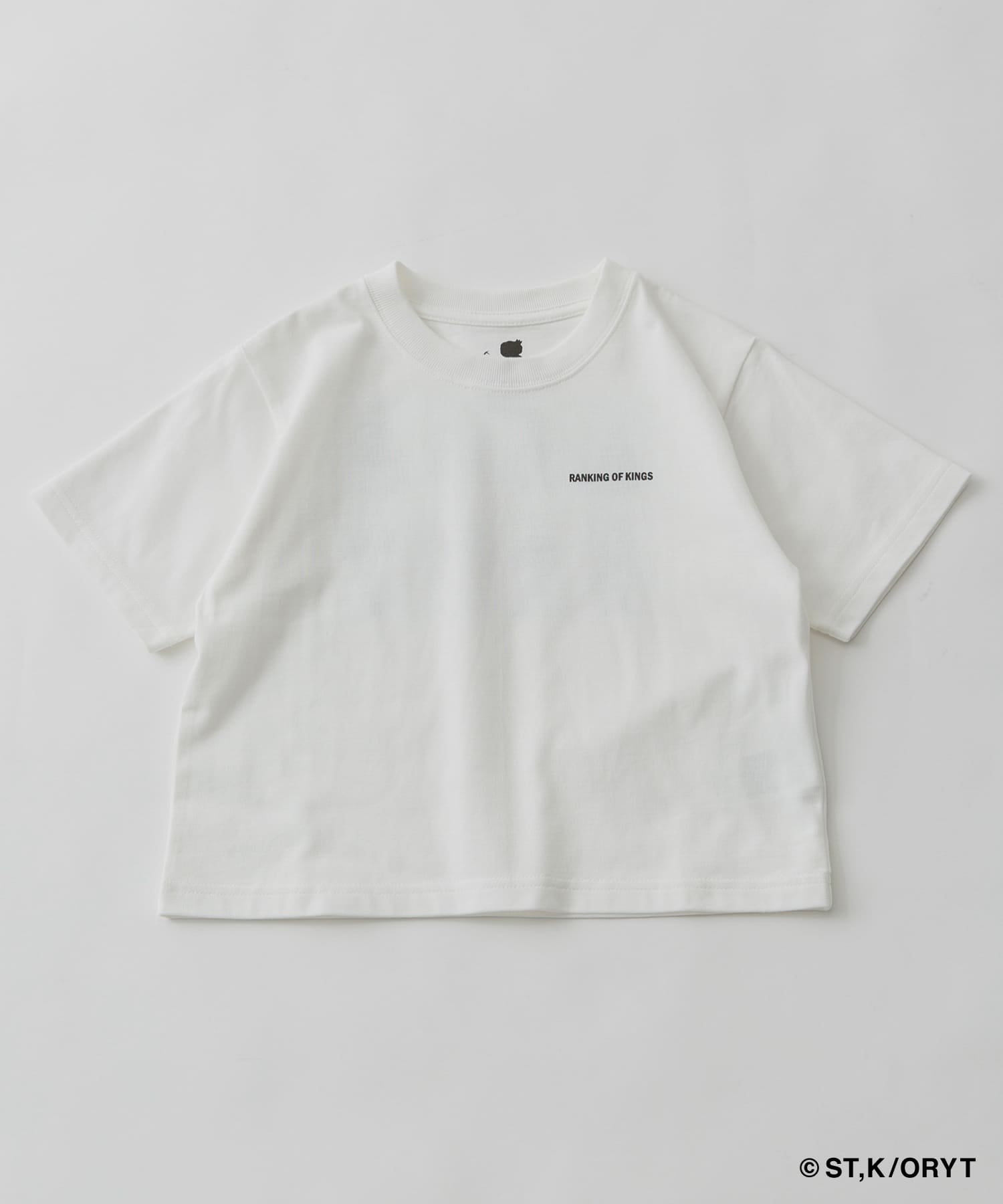 『WEB/一部店舗限定カラー』王様ランキングコラボTシャツ(KIDS) WHITE 105