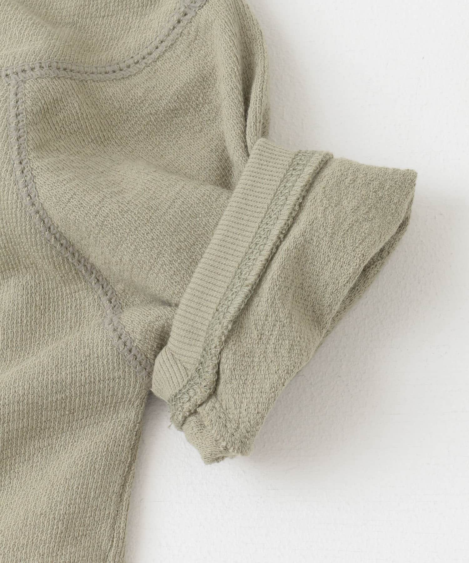 『親子リンク』スラブインレイ切替プルオーバー(KIDS) L/KHAKI 105