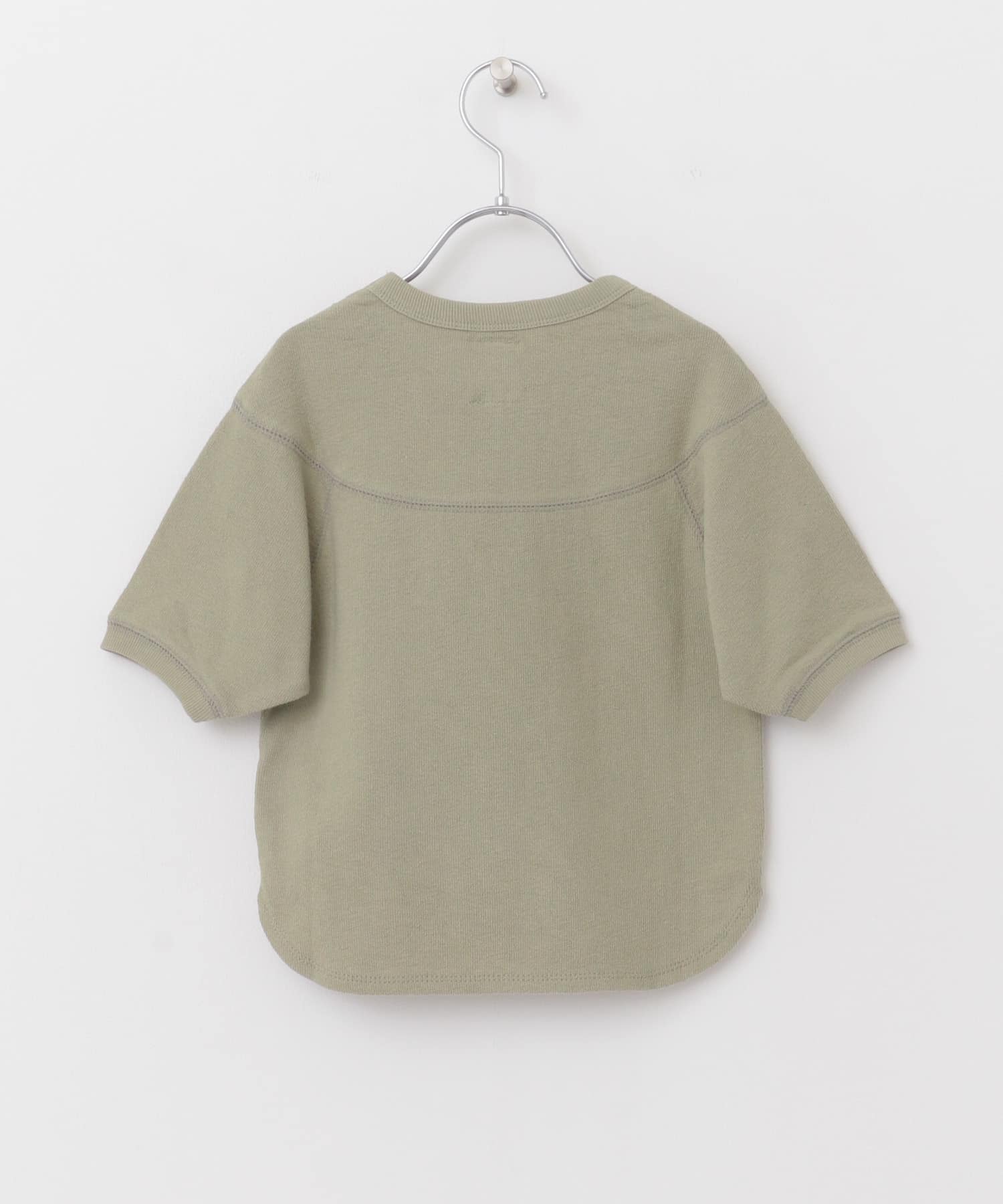 『親子リンク』スラブインレイ切替プルオーバー(KIDS) L/KHAKI 105