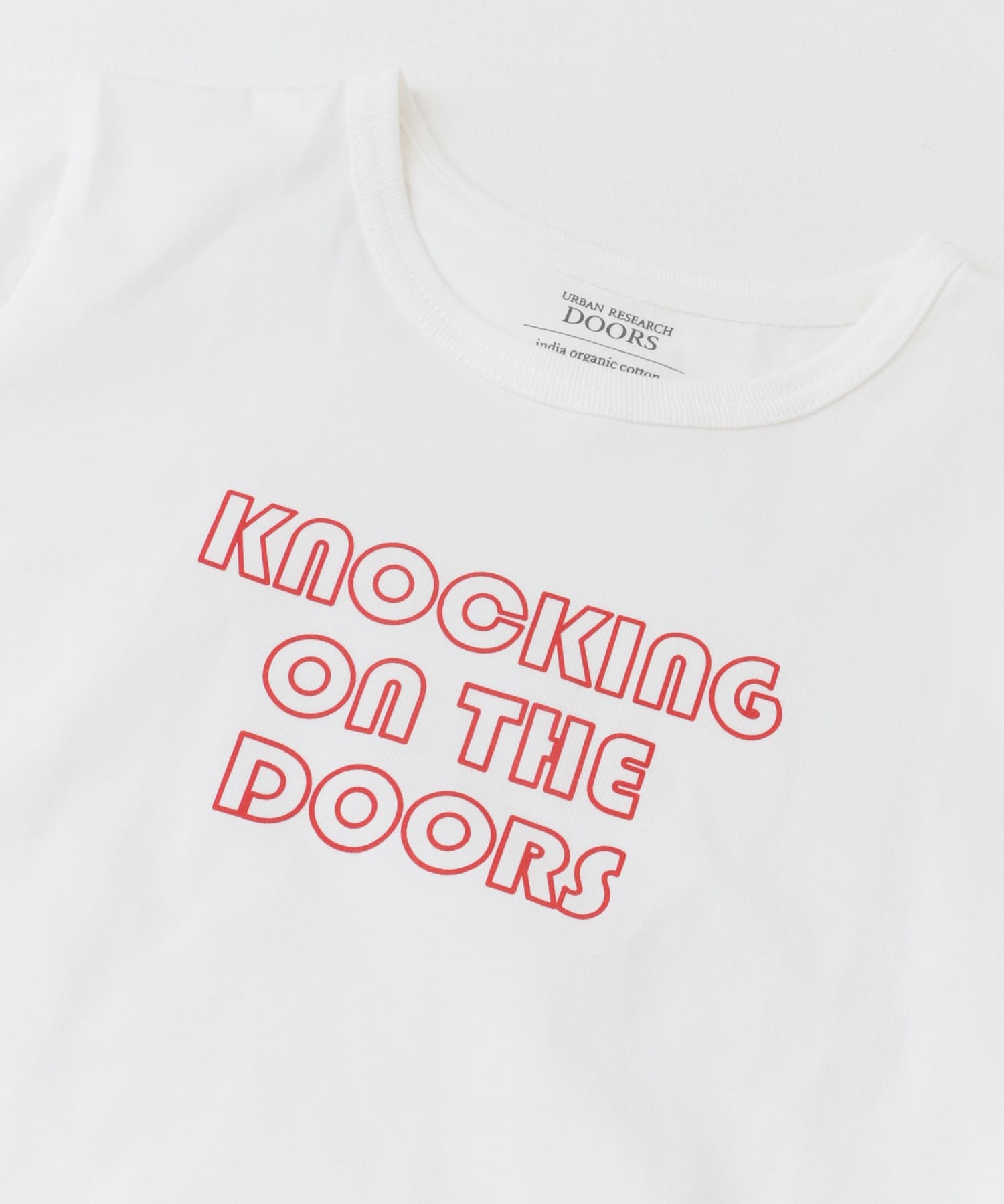 インドオーガニックロゴTシャツ(KIDS) WHITE 105
