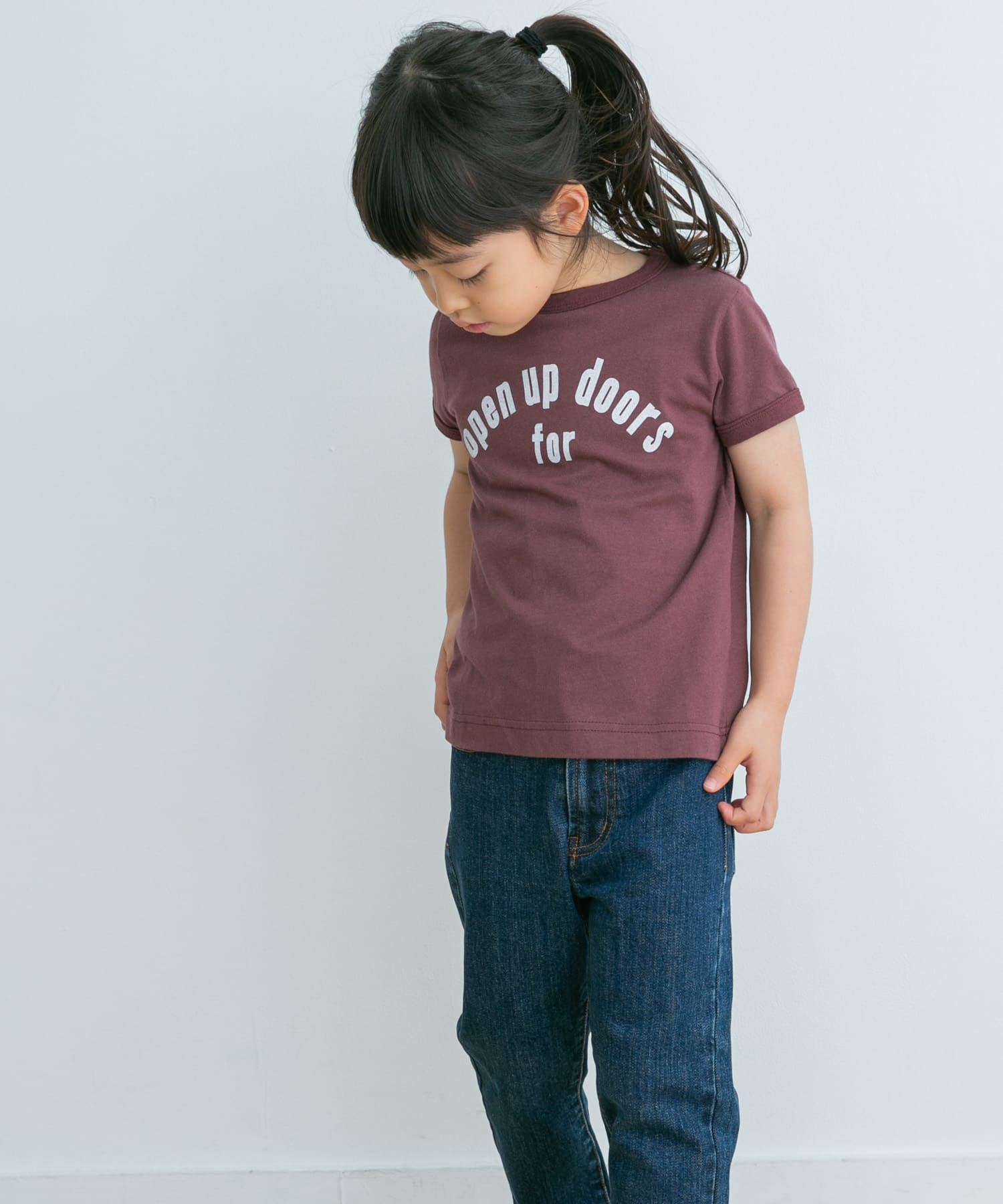パイピングロゴTシャツ(KIDS)