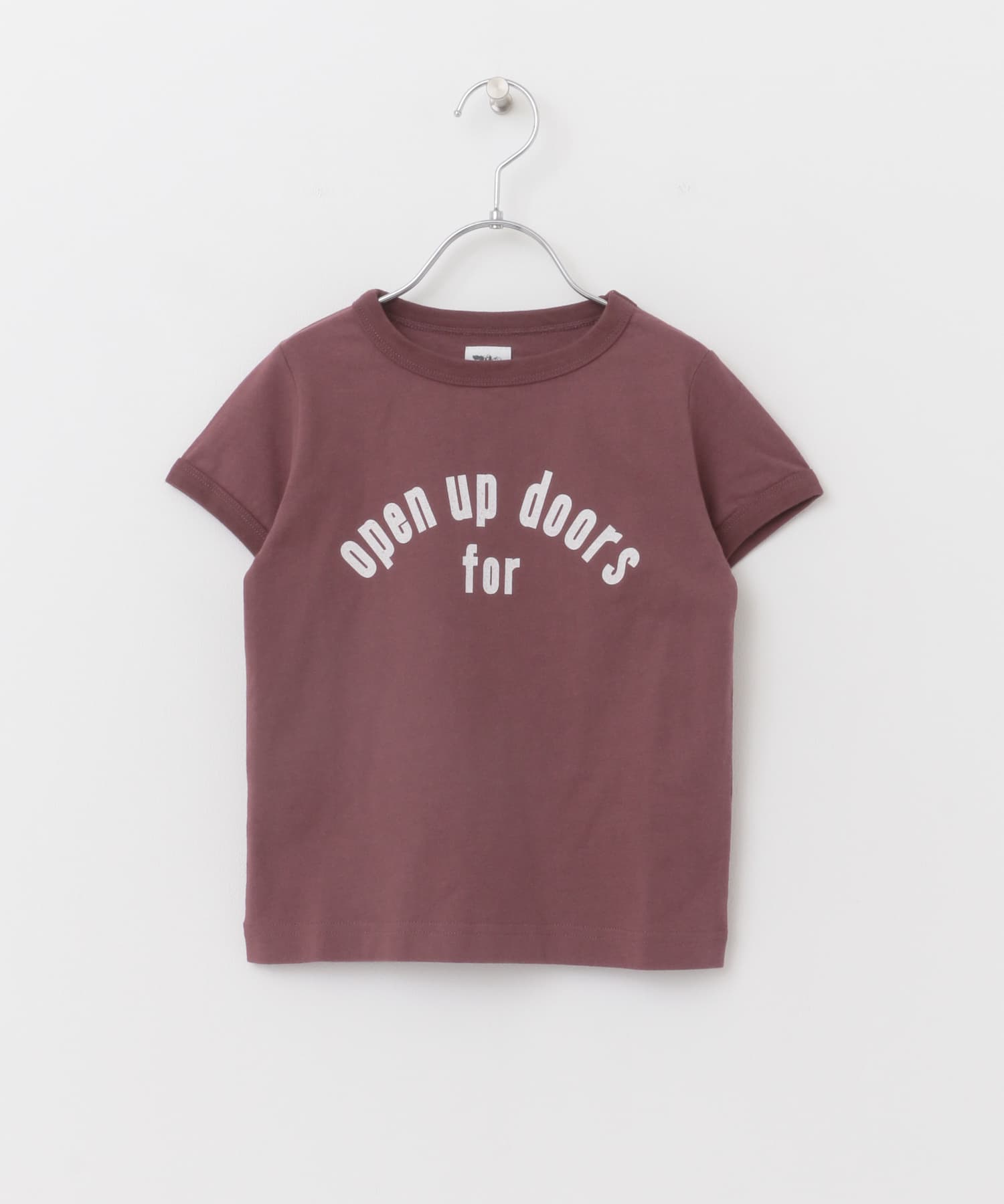 パイピングロゴTシャツ(KIDS) BROWN 105