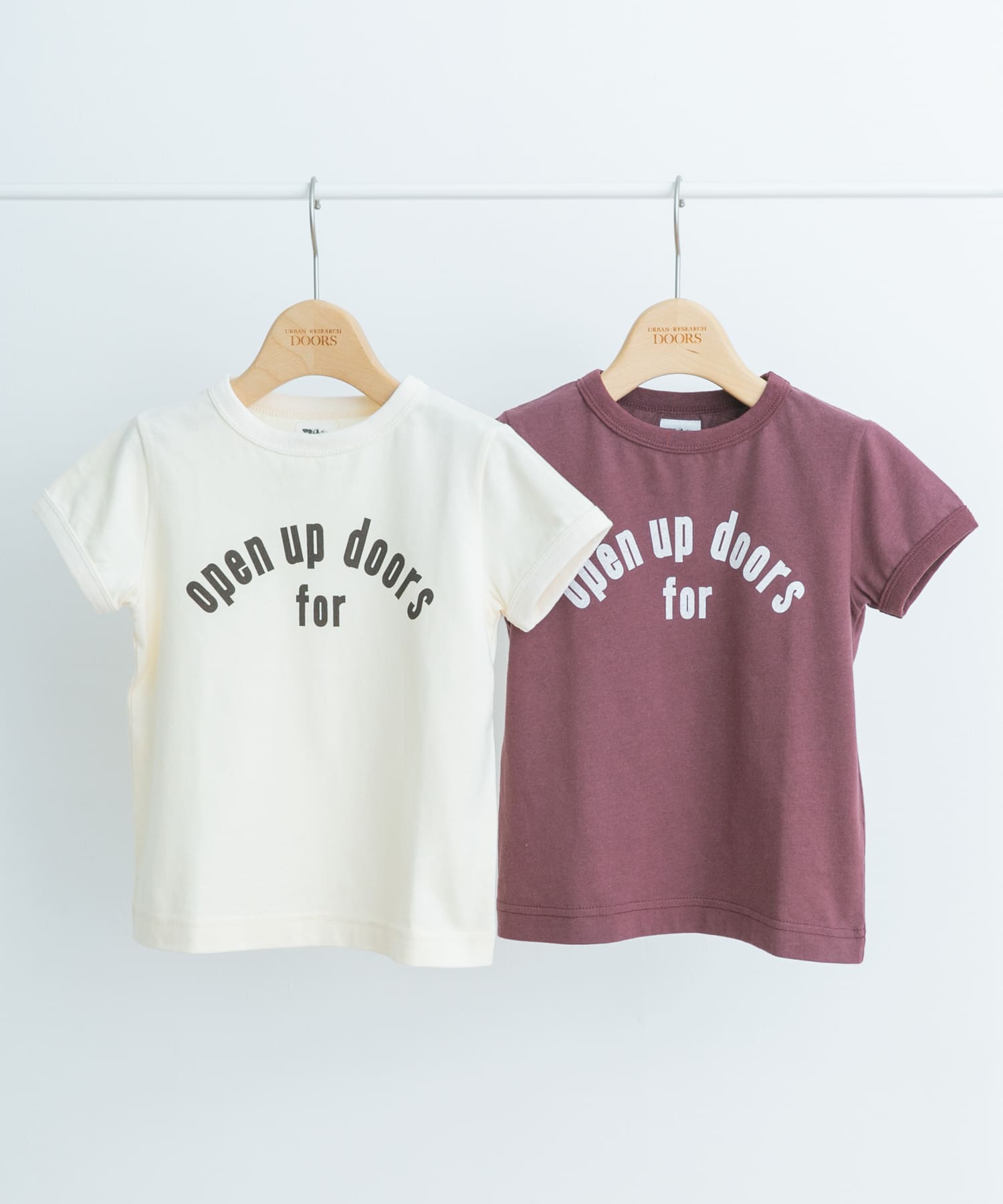 パイピングロゴTシャツ(KIDS) IVORY 135