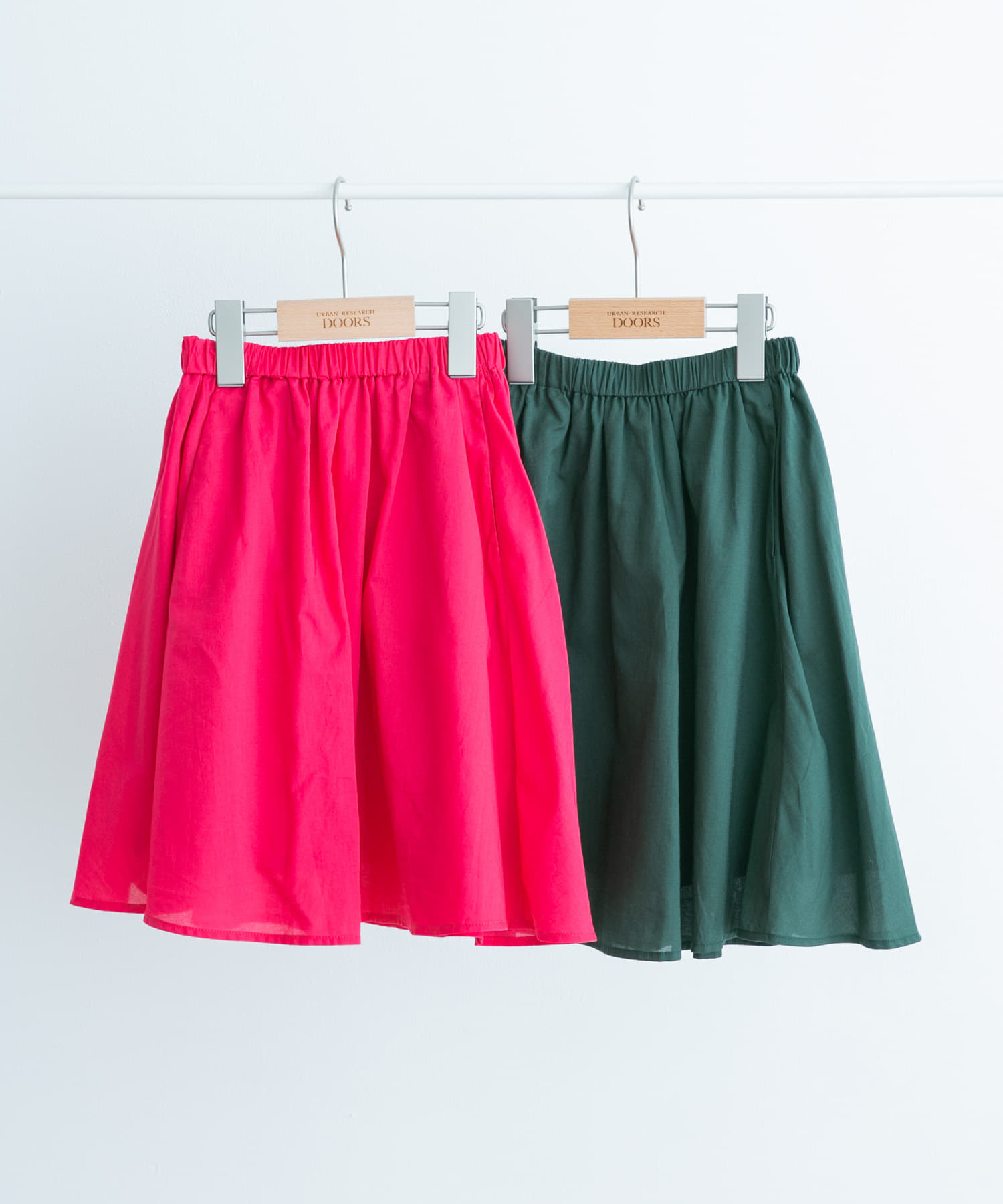 『親子リンク』コットンローンギャザースカート(KIDS) PINK 120