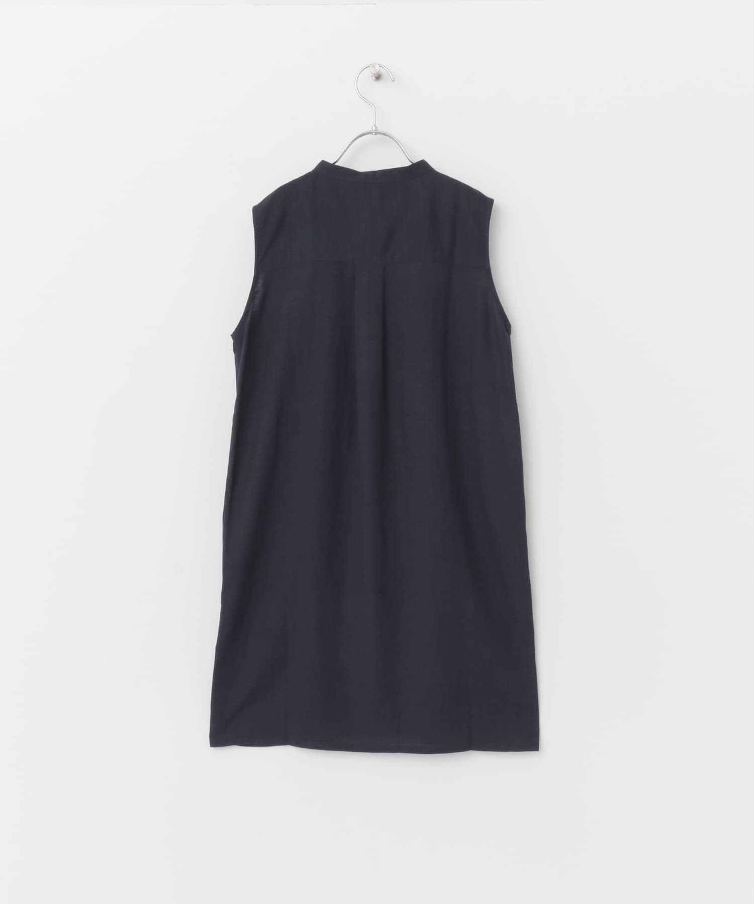 リネンレーヨンノースリーブワンピース(KIDS) NAVY 105