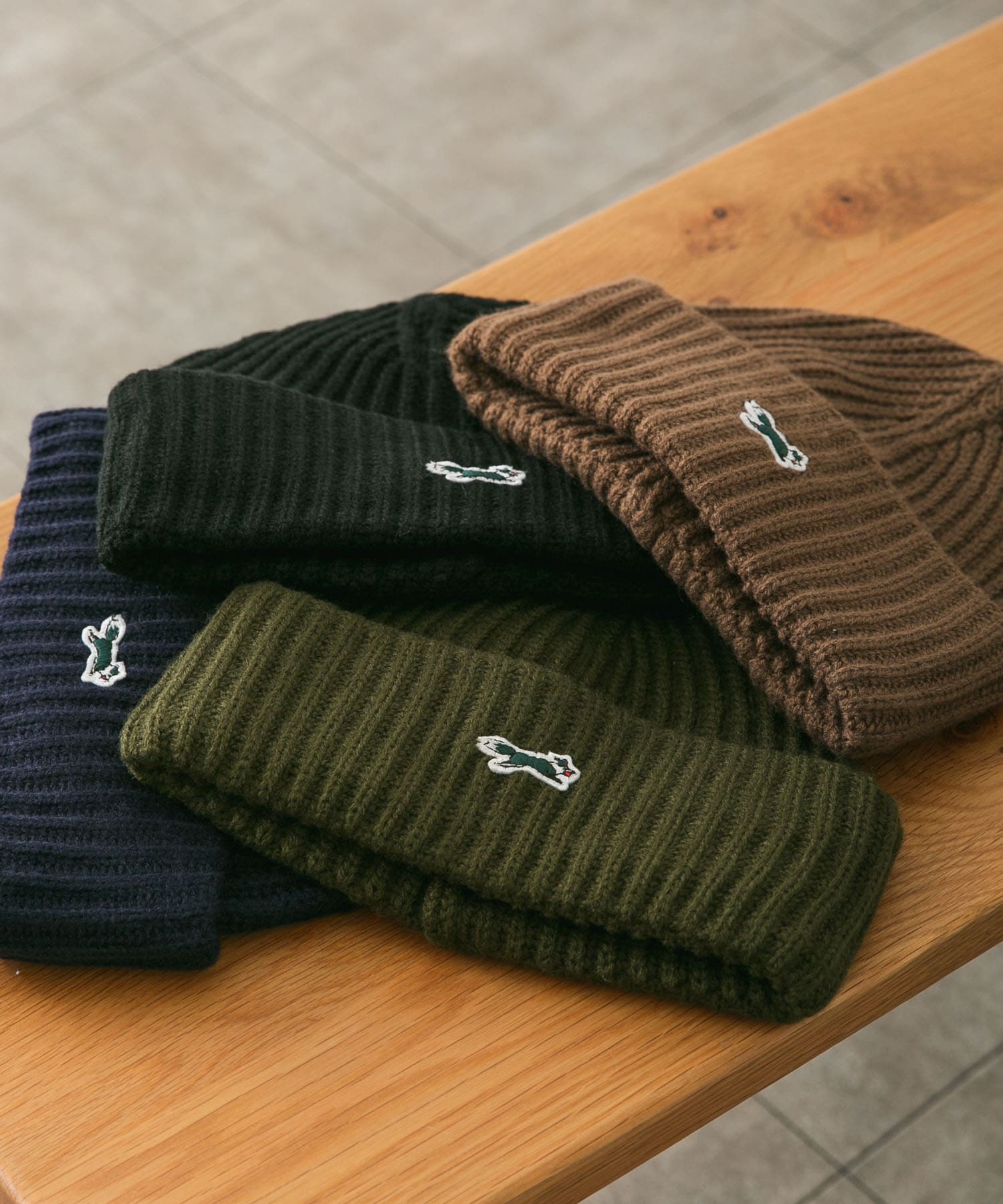 『別注』PENNEYS×DOORS　THE FOX KNITCAP Mocha -