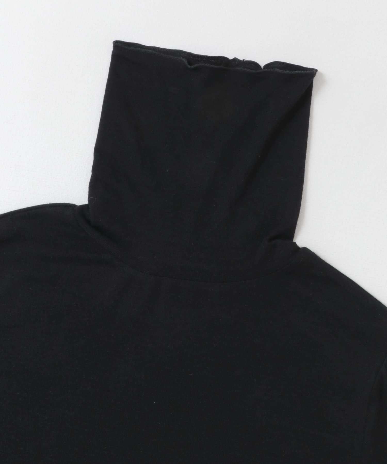 『高山都×DOORS』ウールミックスシアータートルプルオーバー BLACK M