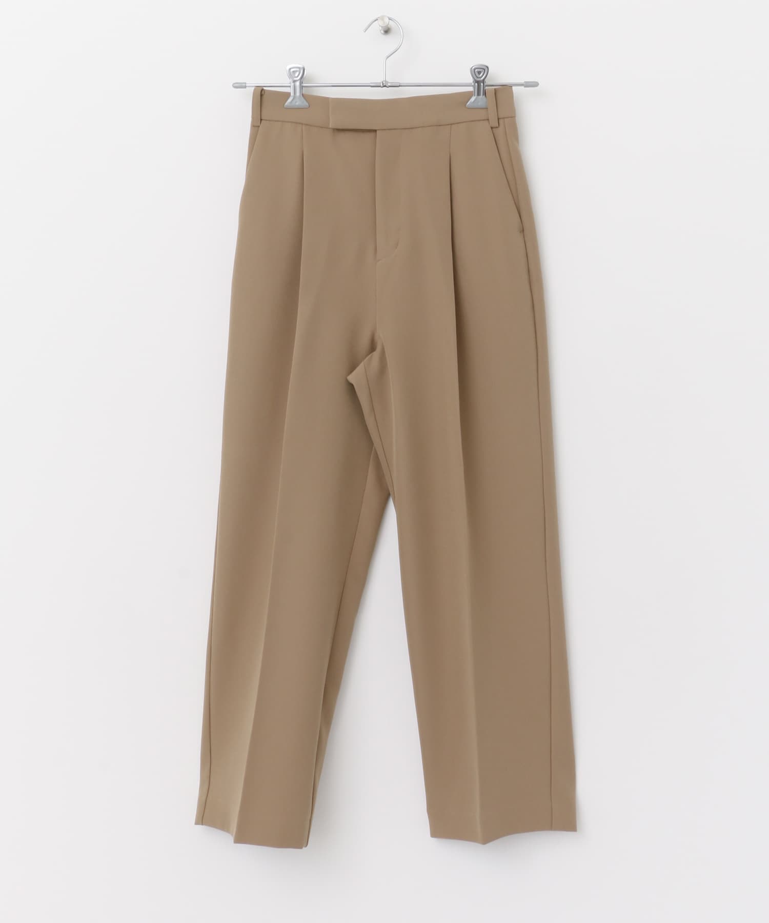 ダブルクロストラウザー BEIGE S