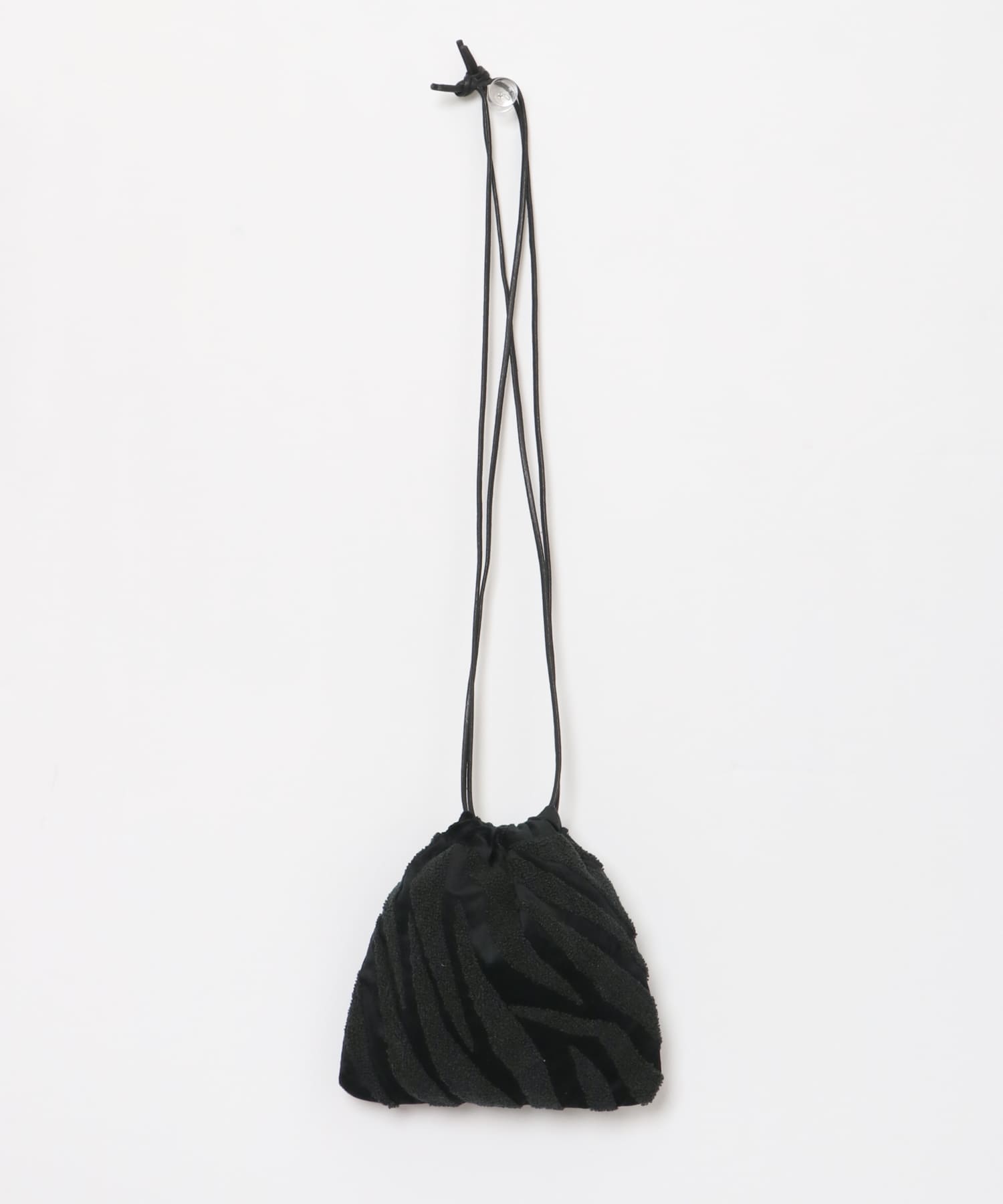 『別注』beej×DOORS　巾着バッグ BLACK -