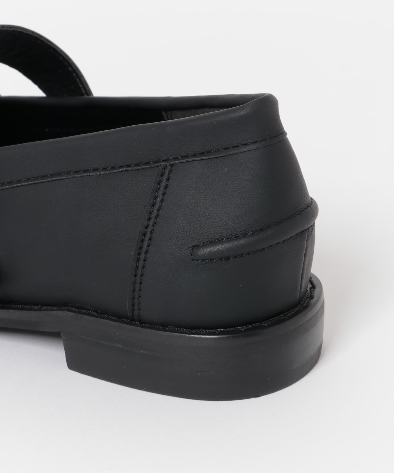 メッシュTストラップシューズ BLACK 36