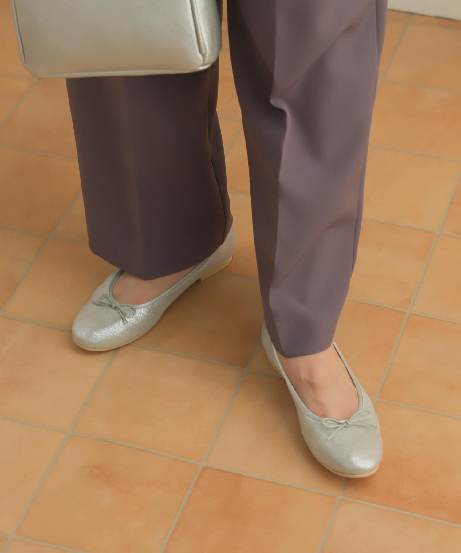 ソフトバレエシューズ SILVER 36