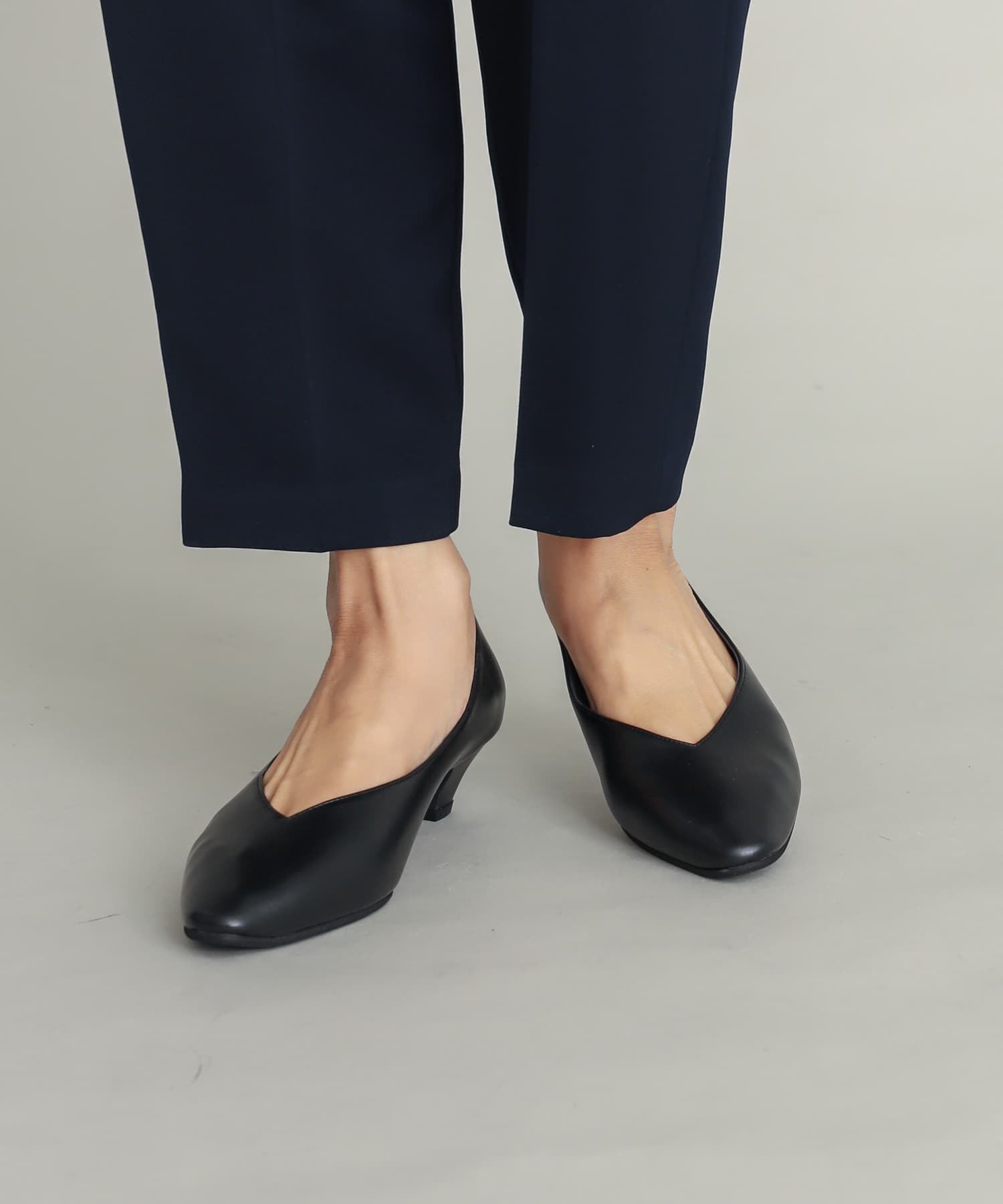 ソフトヒールパンプス