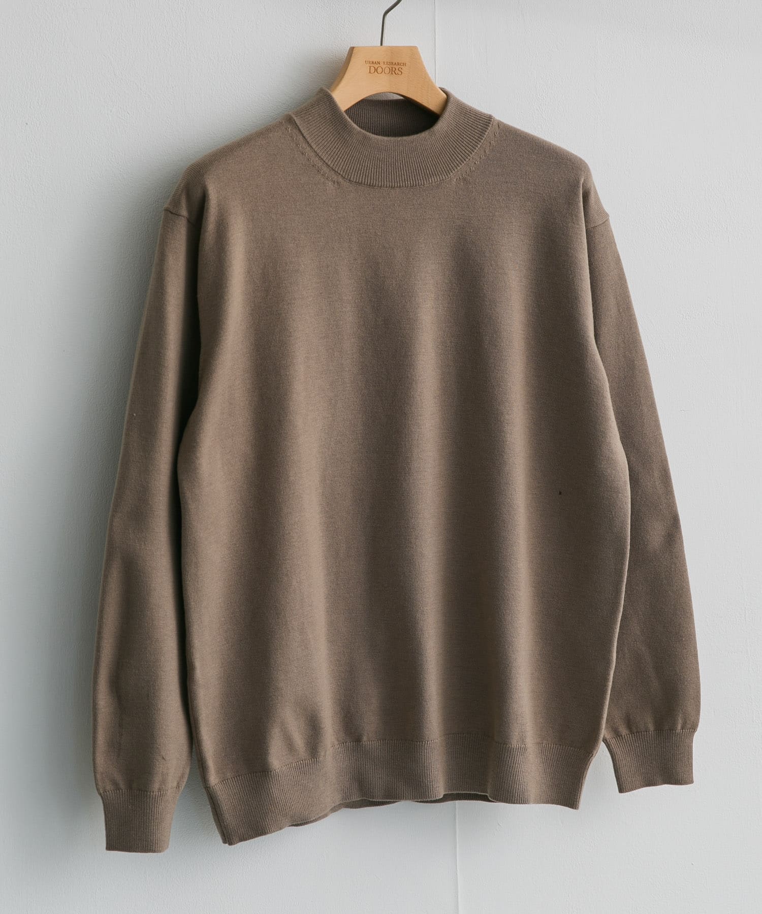 『XLサイズあり』ハイゲージモックネックニット