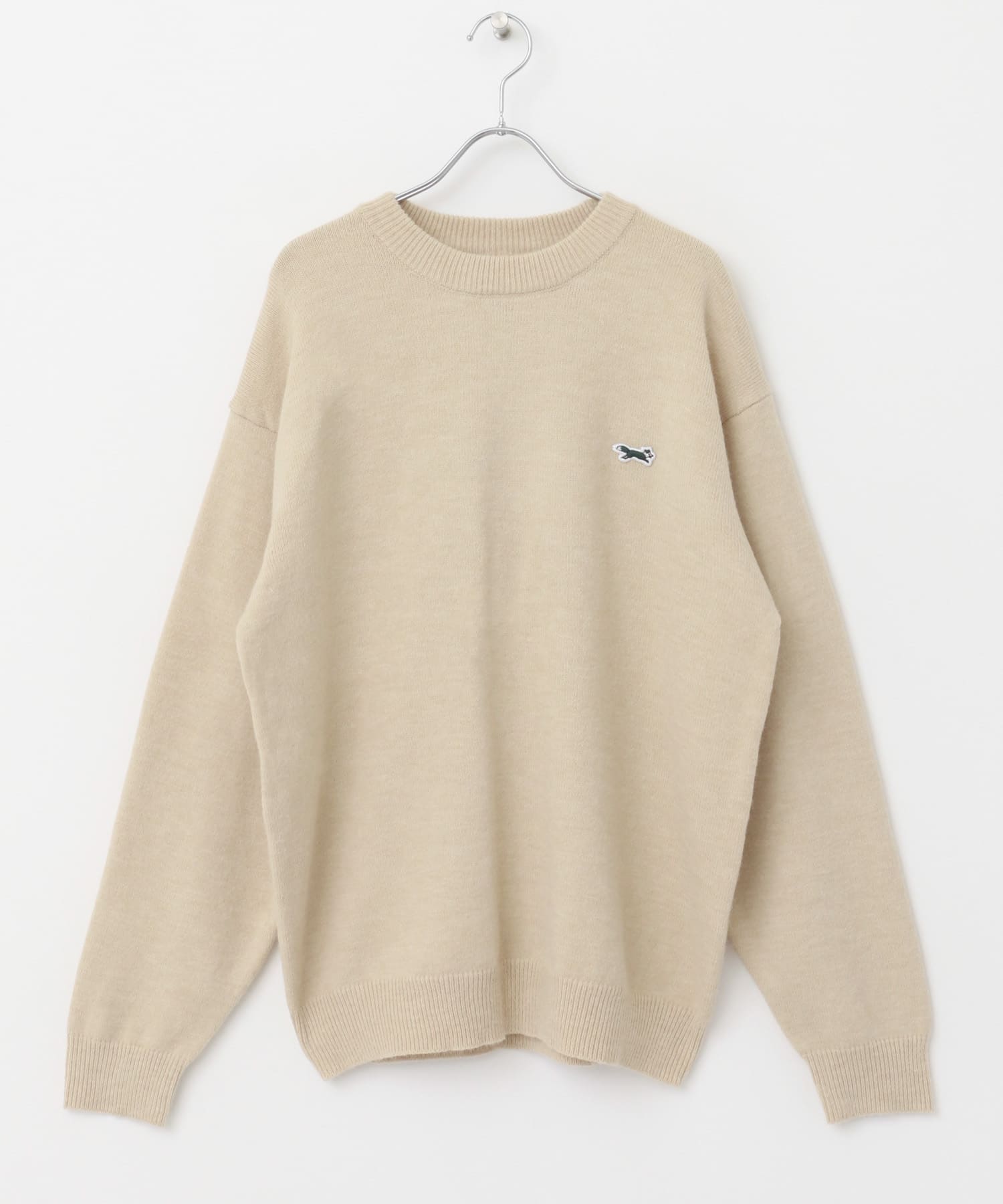 『別注』『ユニセックス』PENNEYS×DOORS　THE FOX クルーネックスフレニット ECRU M