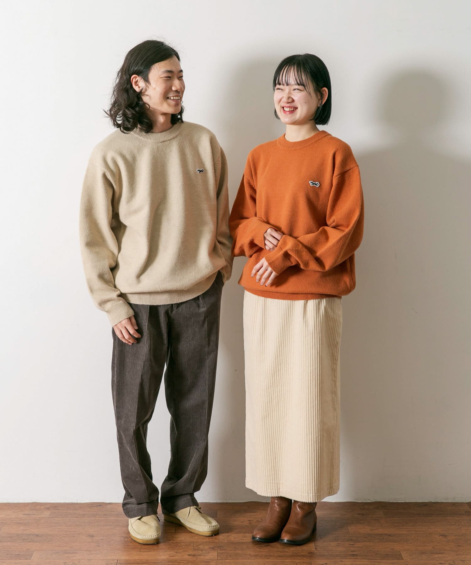 身長：170cm サイズ：L / 身長：162cm サイズ：M