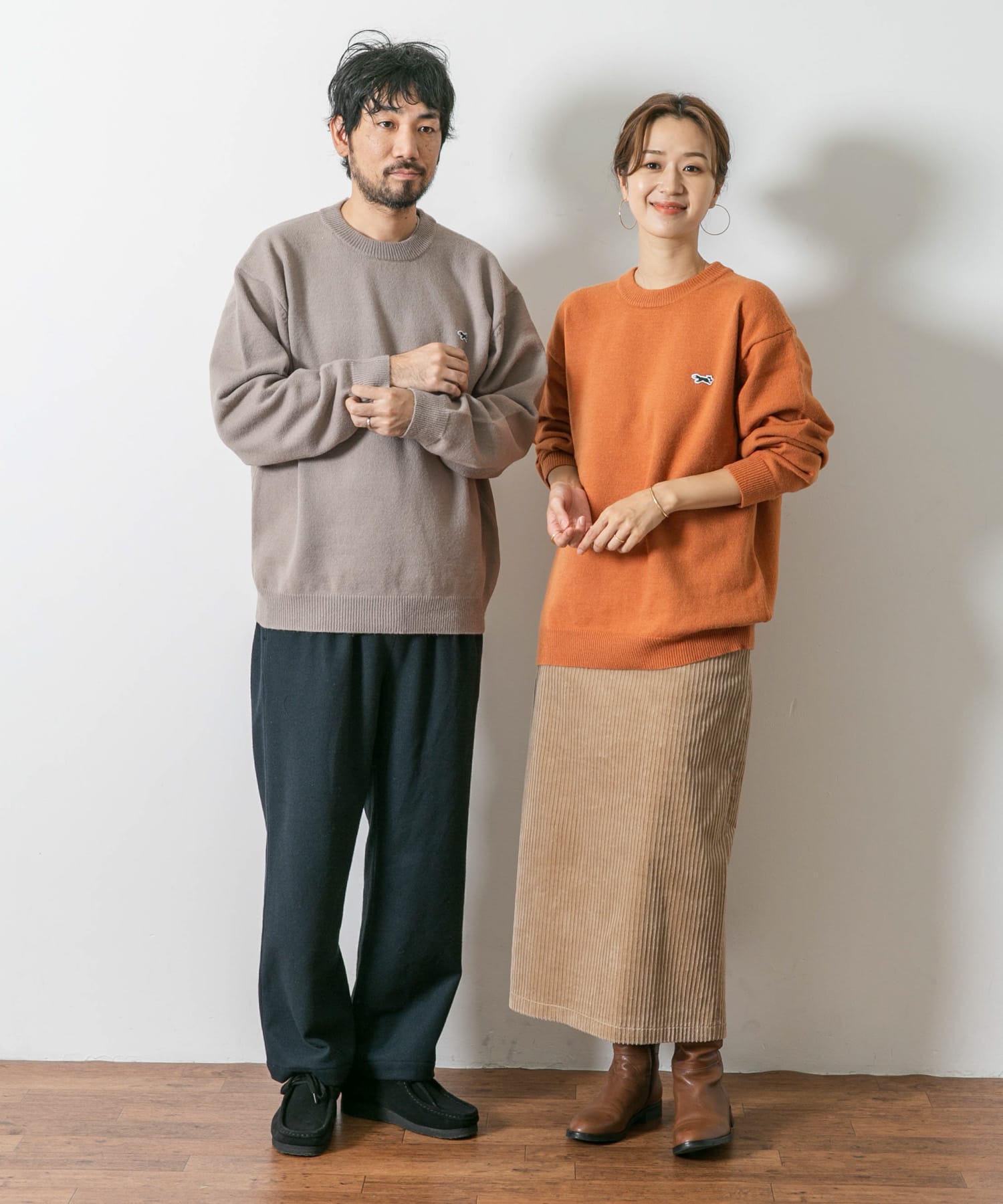 身長：177cm サイズ：L / 身長：168cm サイズ：M
