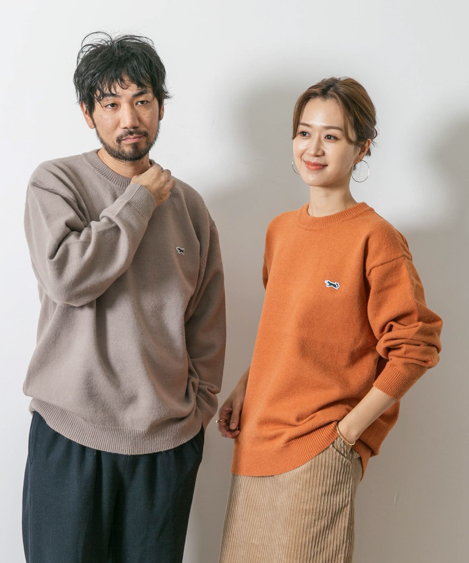 身長：177cm サイズ：L / 身長：168cm サイズ：M