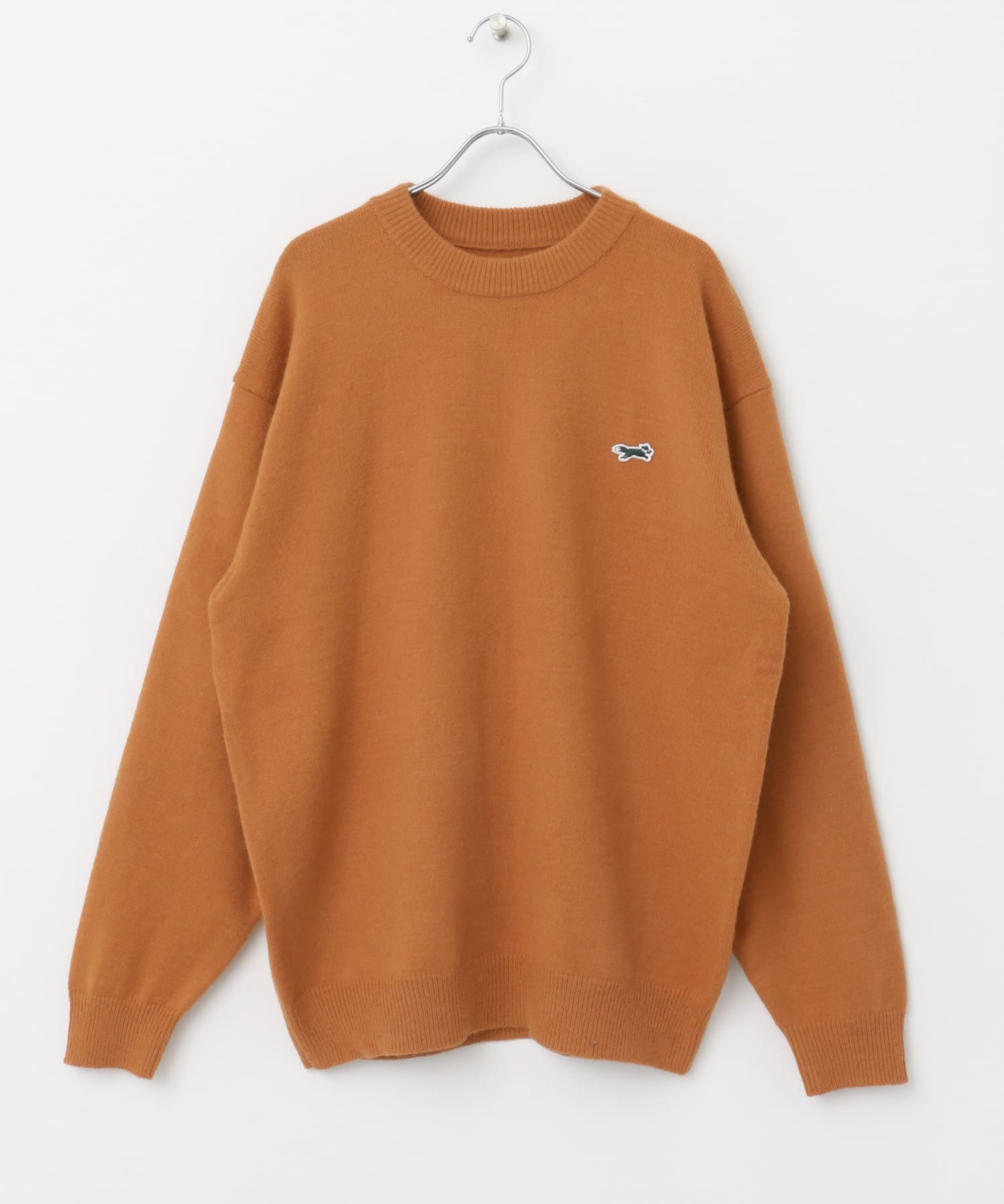 『別注』『ユニセックス』PENNEYS×DOORS　THE FOX クルーネックスフレニット ORANGE M