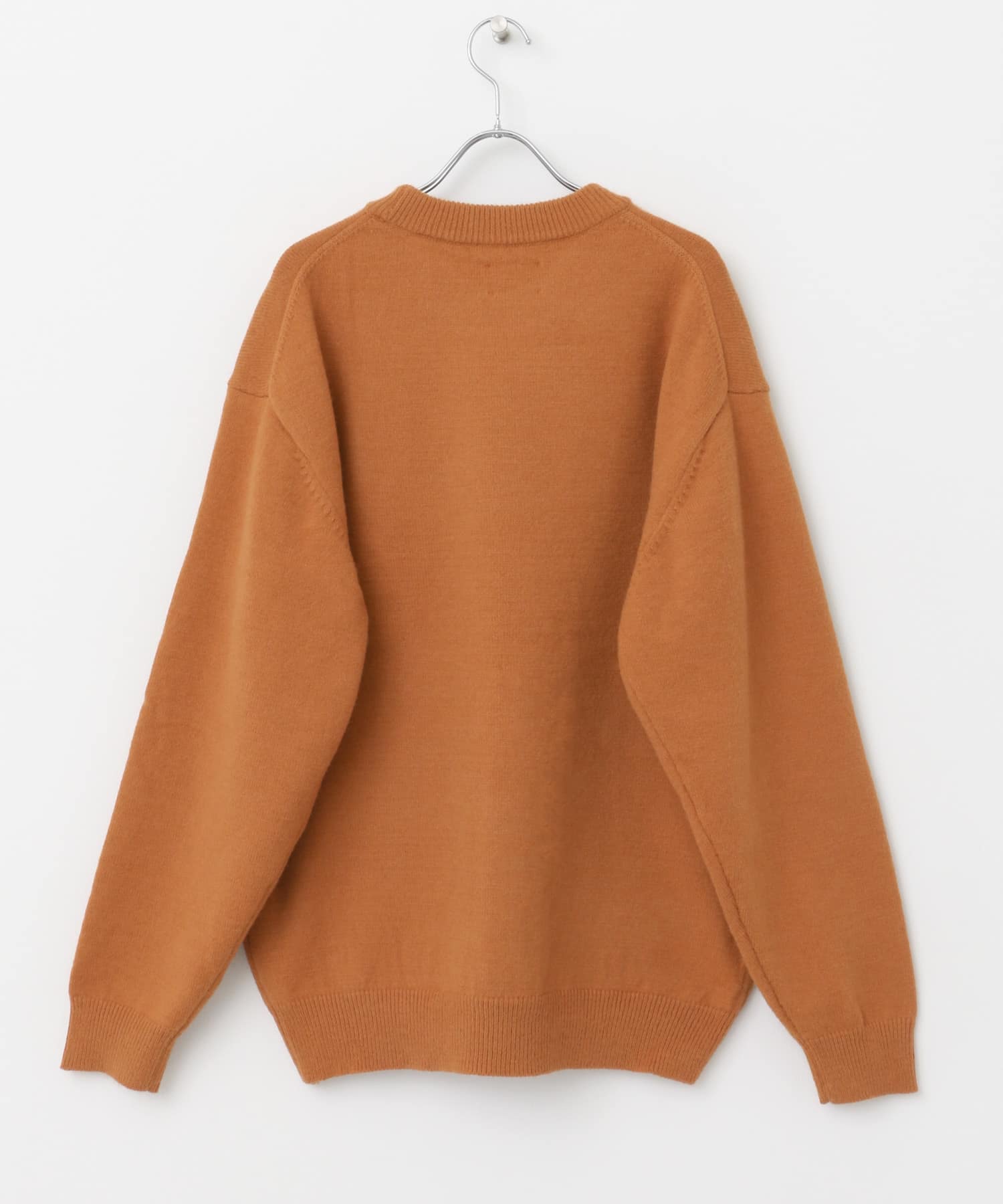 『別注』『ユニセックス』PENNEYS×DOORS　THE FOX クルーネックスフレニット ORANGE M