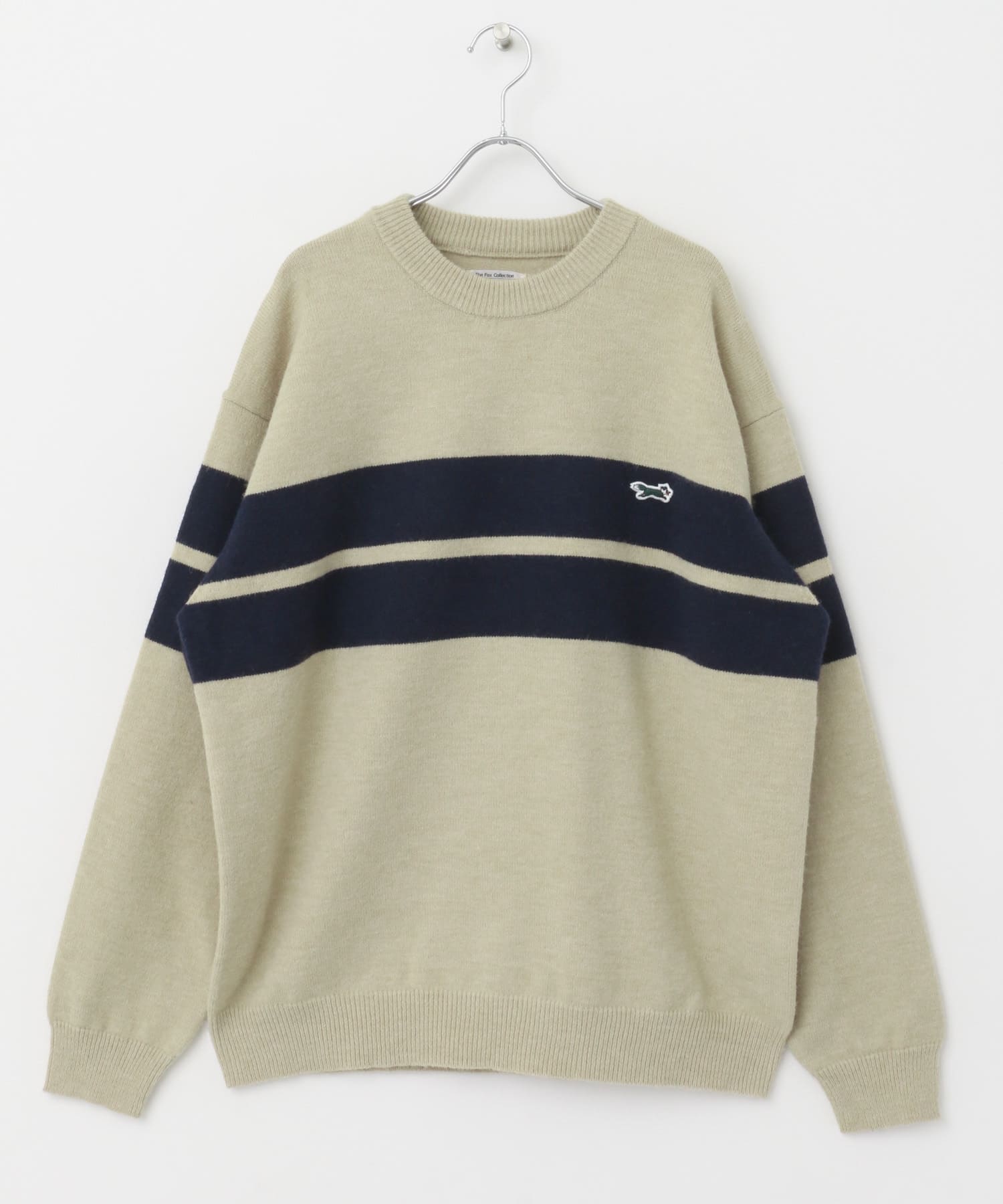 『別注』PENNEYS×DOORS　THE FOX ボーダーCNニット OFF M
