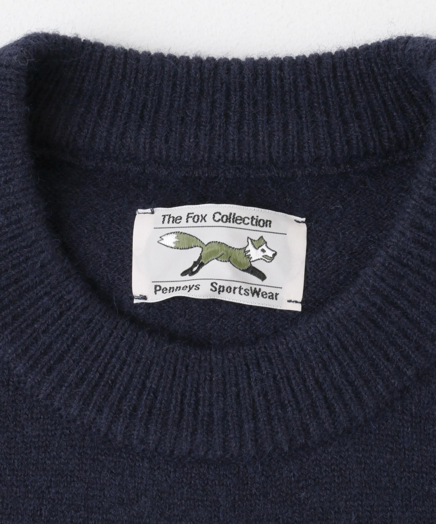 『別注』PENNEYS×DOORS　THE FOX ボーダーCNニット NAVY M