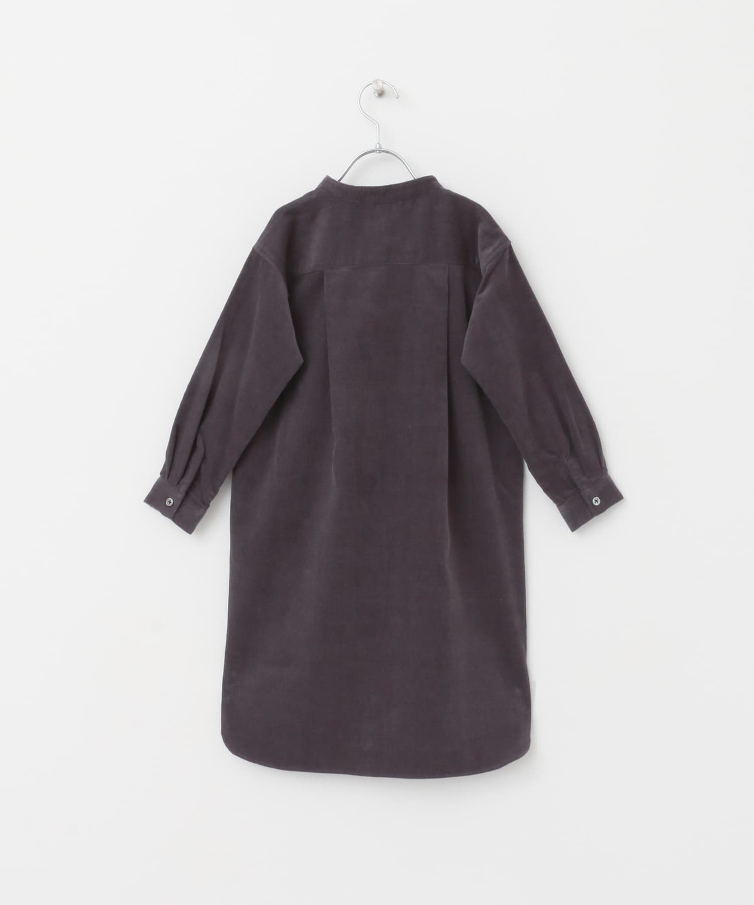 『親子リンク』『UR TECH』コーデュロイシャツワンピース(KIDS) GRAY 105