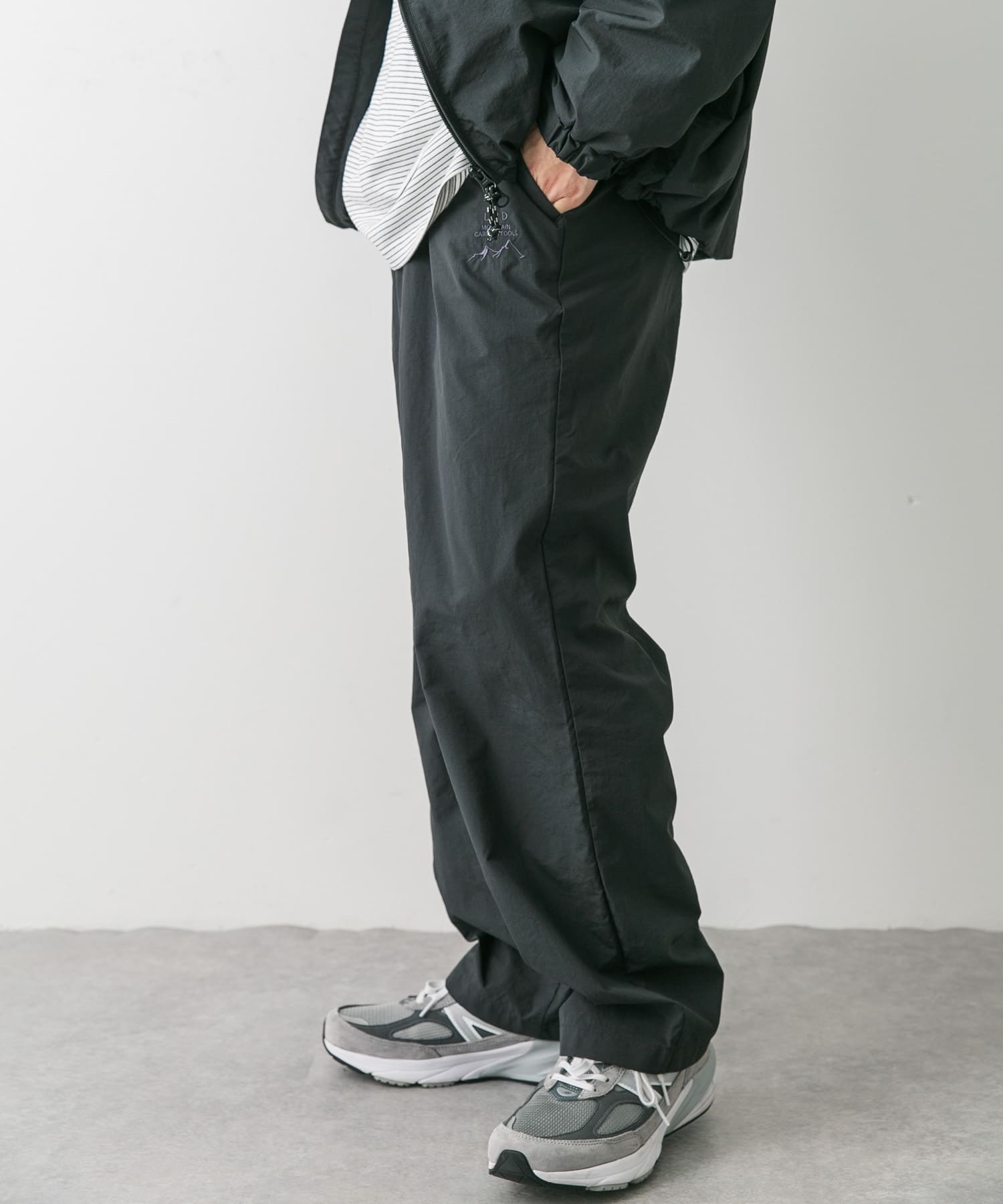 セットアップ対応』URDリップストップナイロンパンツ(M CHARCOAL