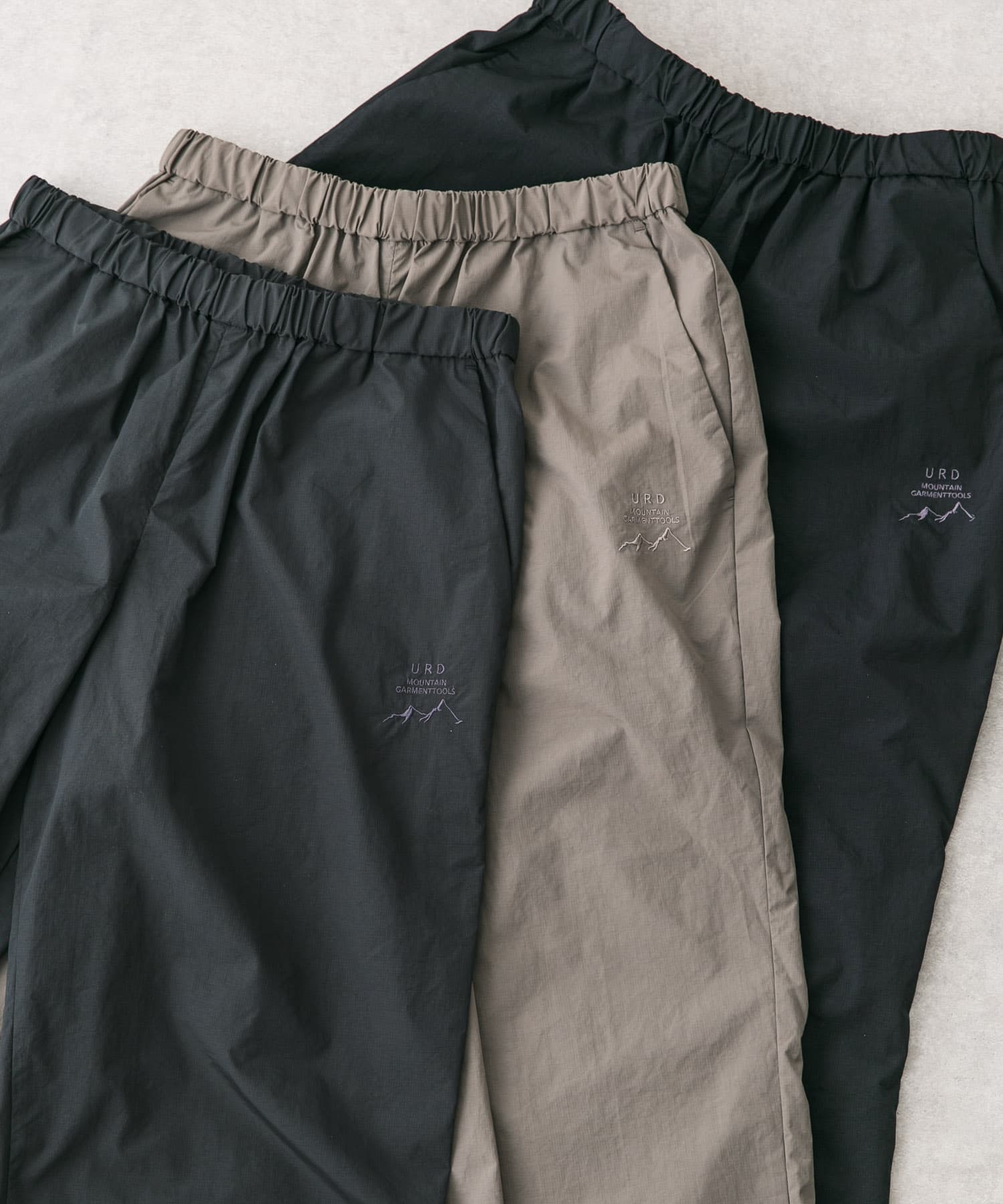『セットアップ対応』URDリップストップナイロンパンツ CHARCOAL L