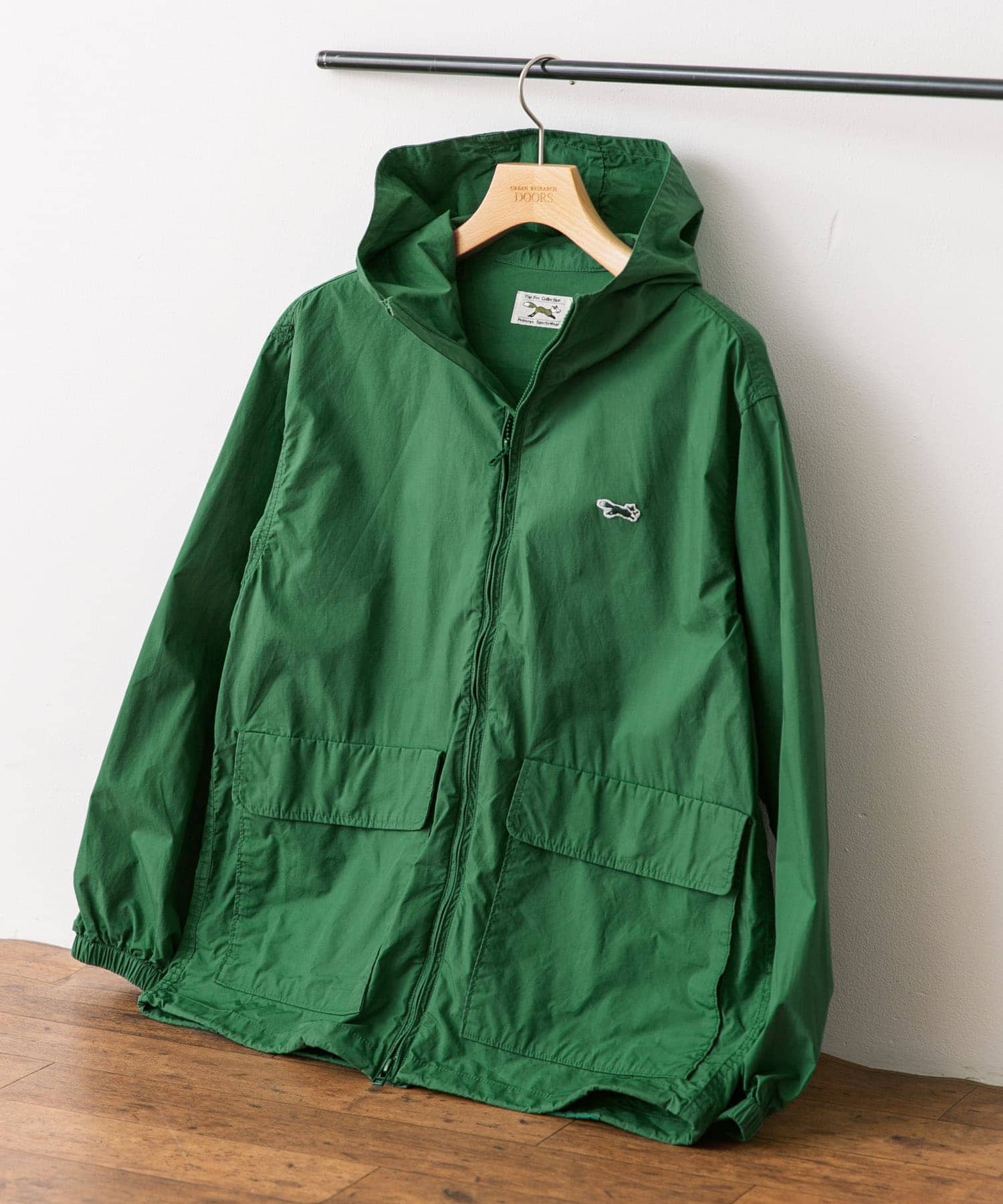 『別注』PENNEYS×DOORS　THE FOX カラージップパーカー GREEN S