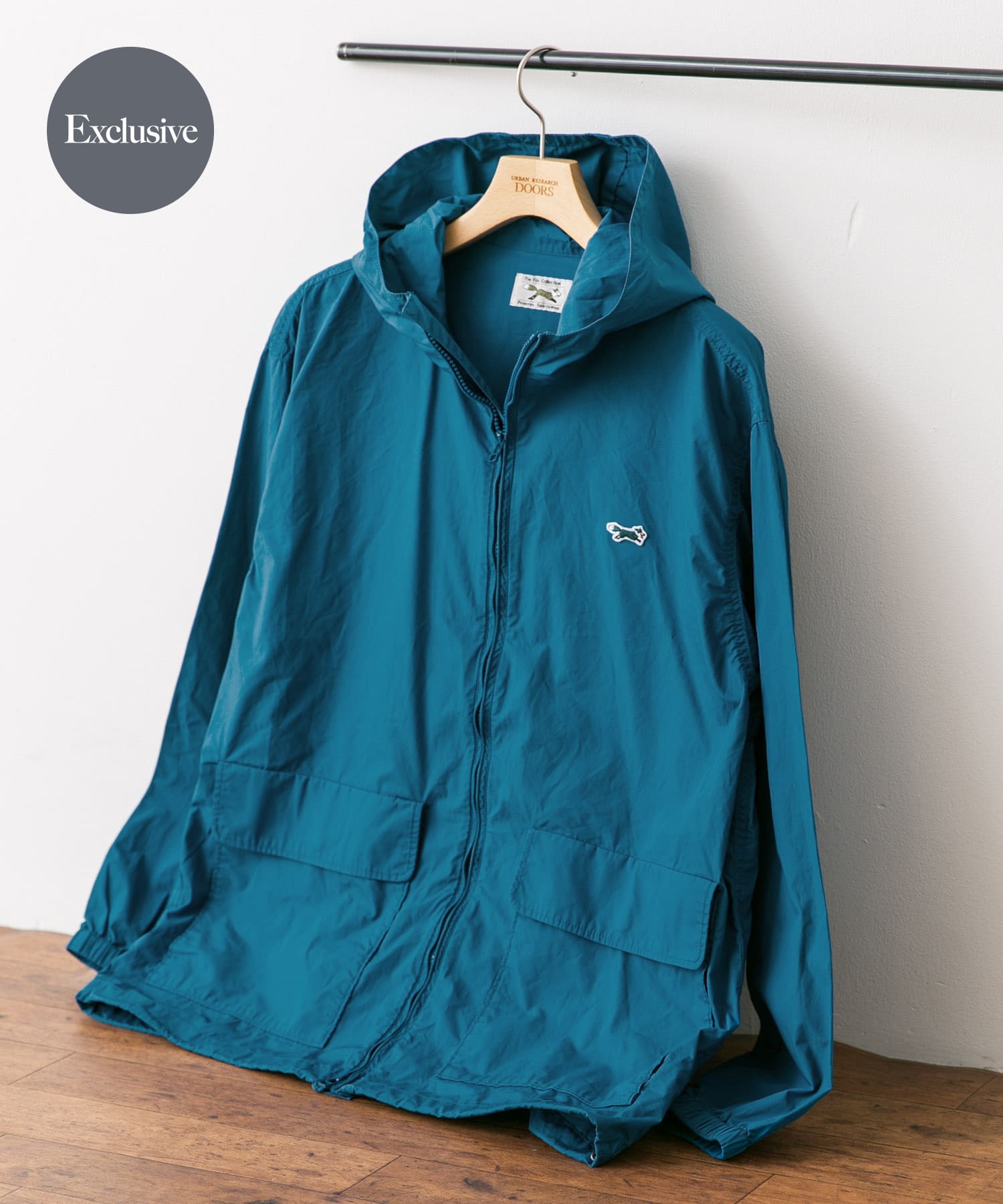 『別注』PENNEYS×DOORS　THE FOX カラージップパーカー BLUE S