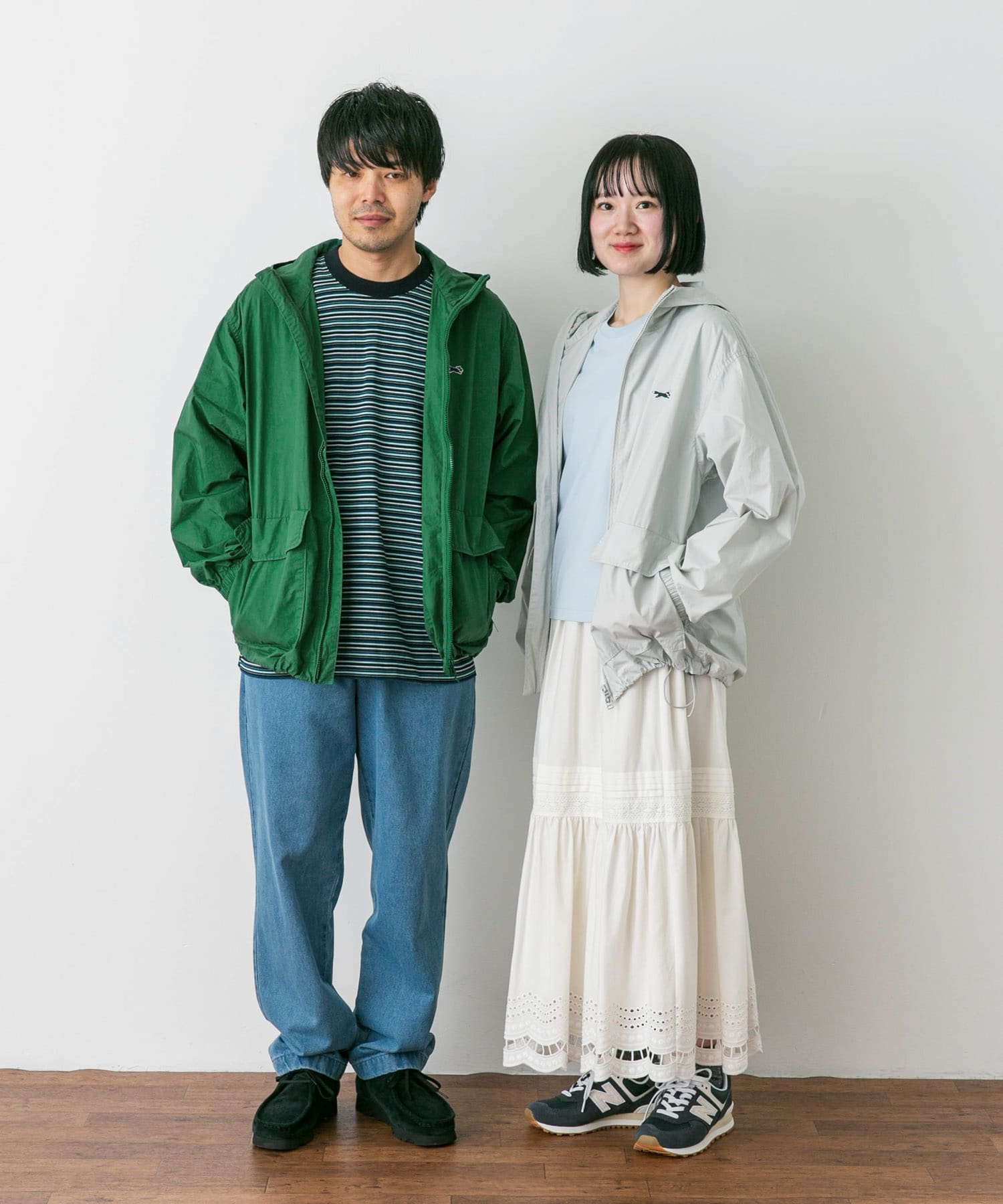 身長：172cm サイズ：M / 身長：162cm サイズ：S