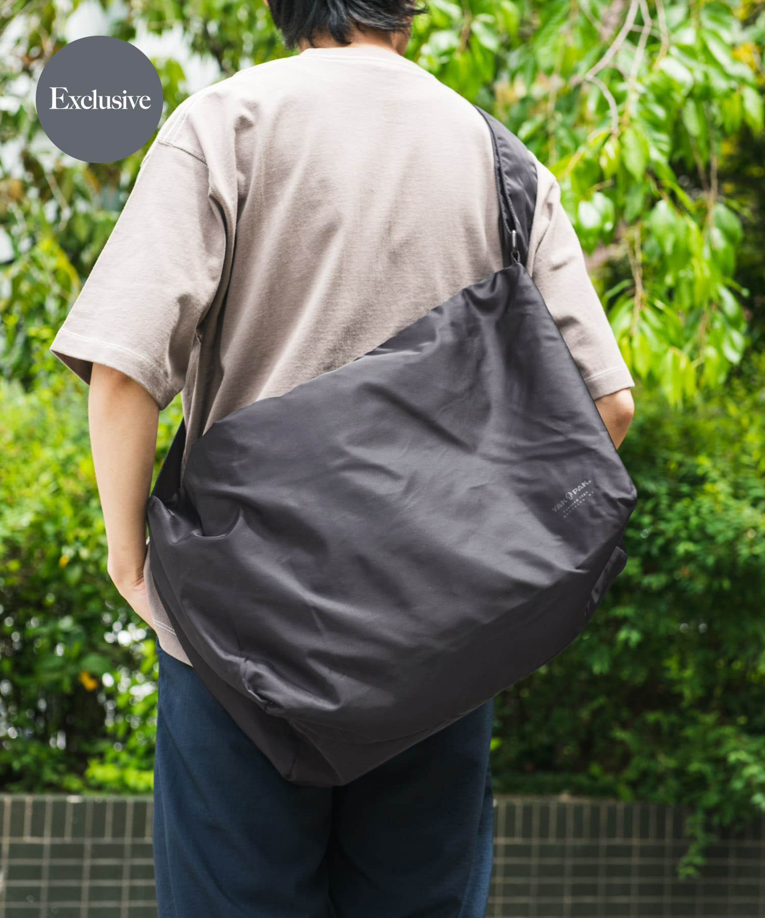 『撥水』『別注』YAKPAK×DOORS　SHOULDER BAG CHARCOAL 2 -