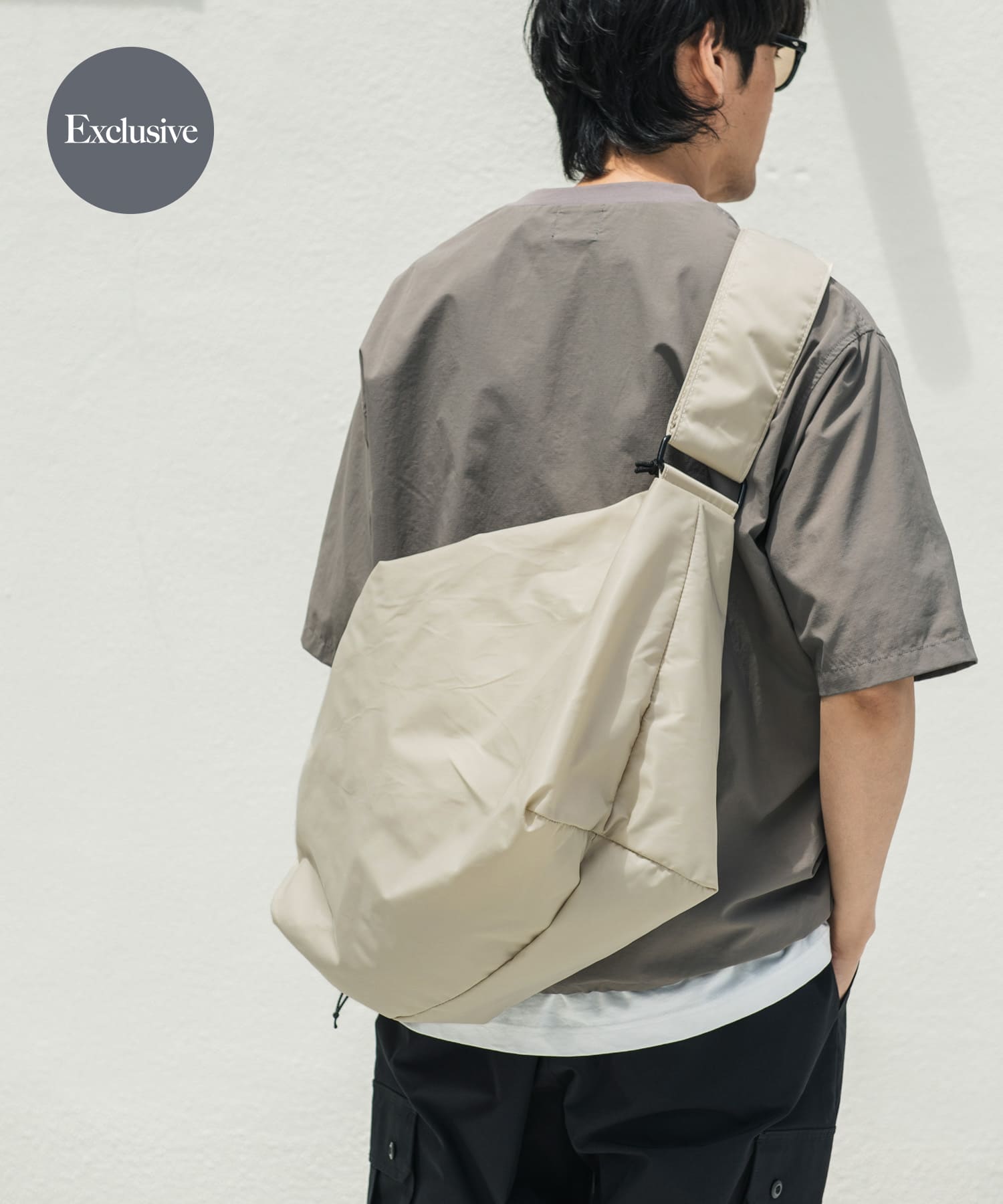 『撥水』『別注』YAKPAK×DOORS　SHOULDER BAG GREIGE 2 -