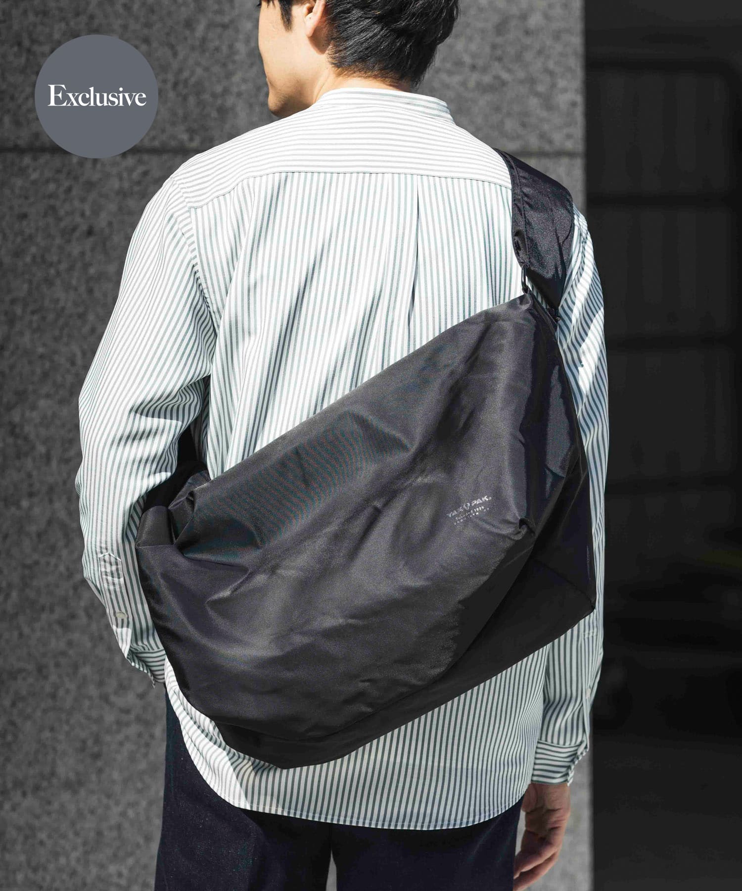 『撥水』『別注』YAKPAK×DOORS　SHOULDER BAG BLACK -